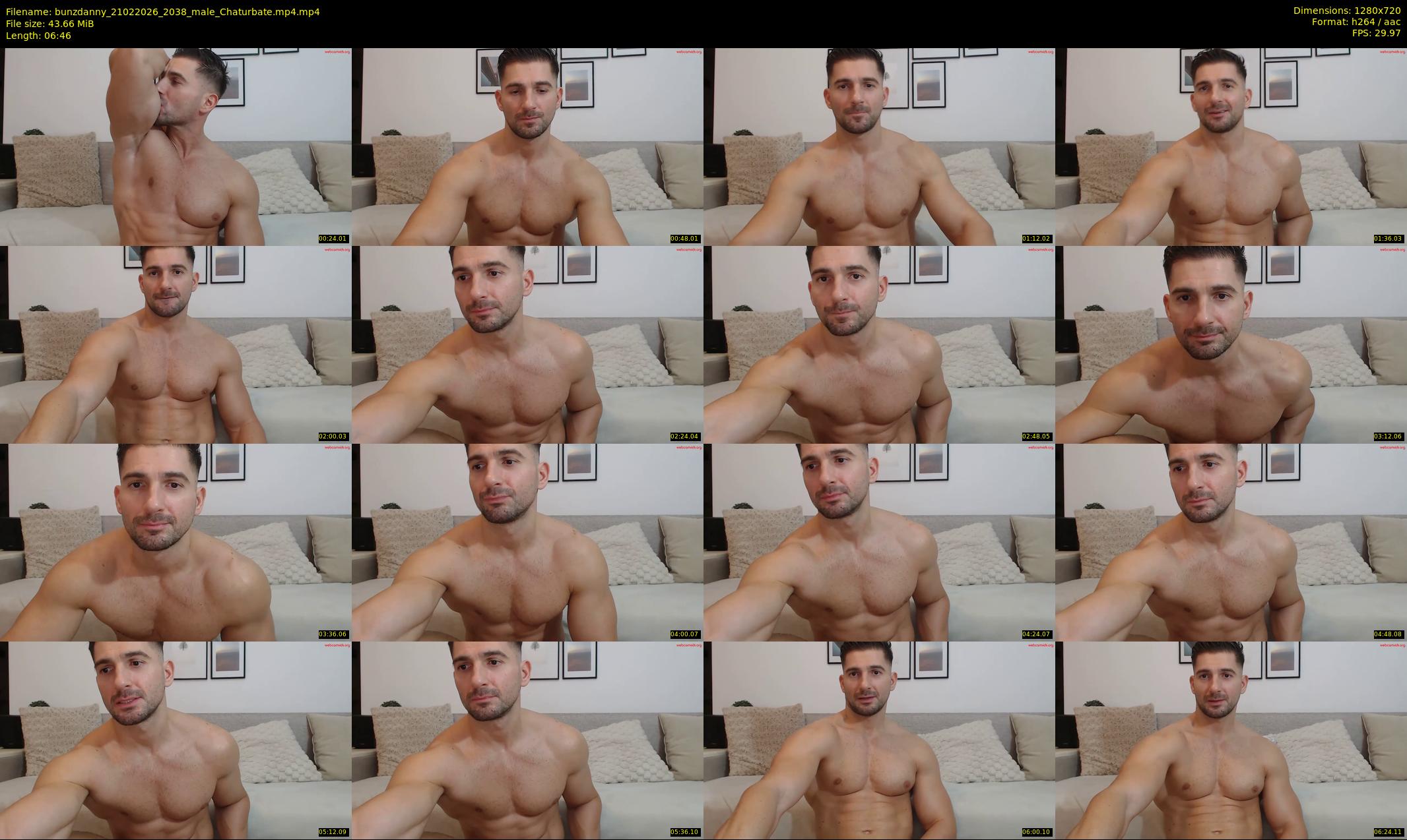 bunzdanny — 7 minute Chaturbate male cam show recording, 720p, Feb 21, 2026