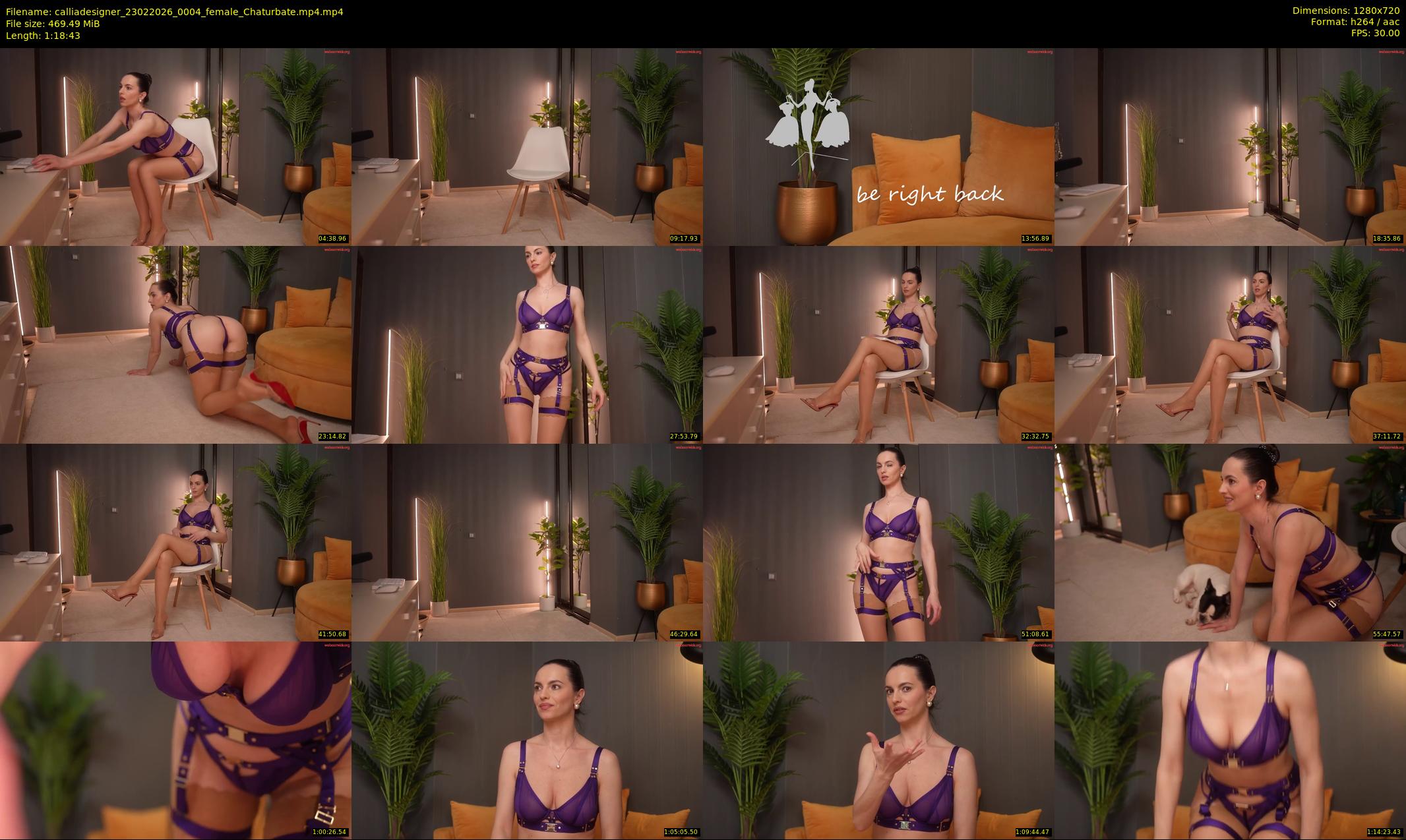 calliadesigner — 79 minute Chaturbate female cam show recording, 720p, Feb 23, 2026