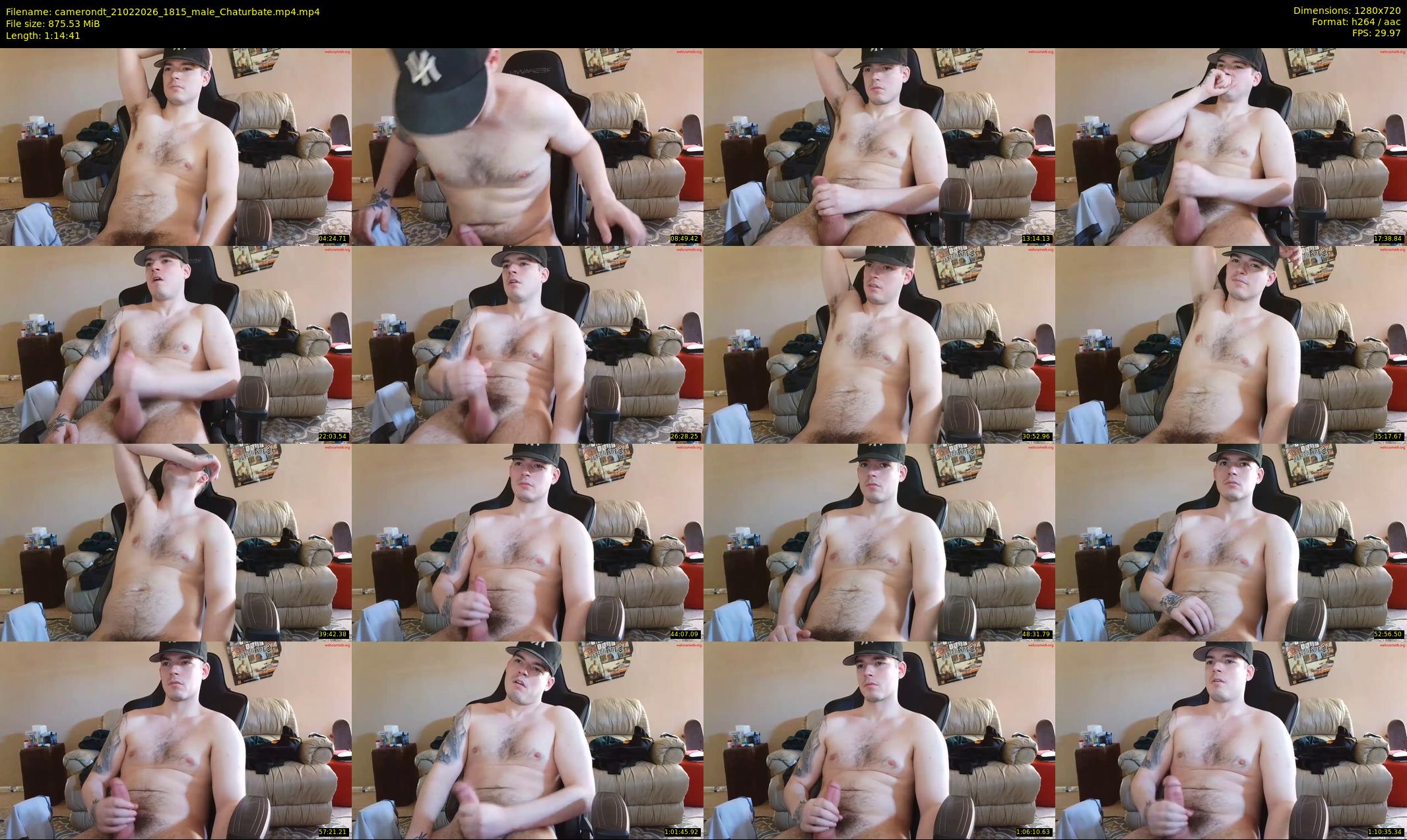 camerondt — 75 minute Chaturbate male cam show recording, 720p, Feb 21, 2026