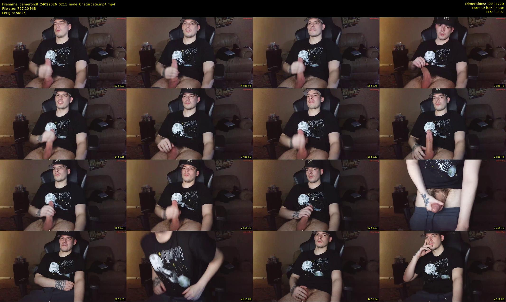 camerondt — 51 minute Chaturbate male cam show recording, 720p, Feb 24, 2026
