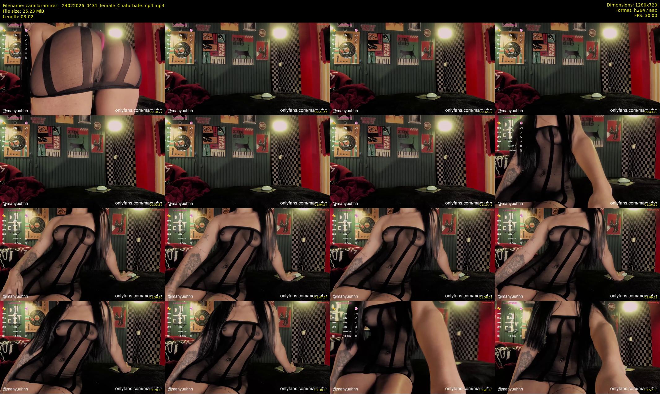 camilaramirez_ — 4 minute Chaturbate female cam show recording, 720p, Feb 24, 2026