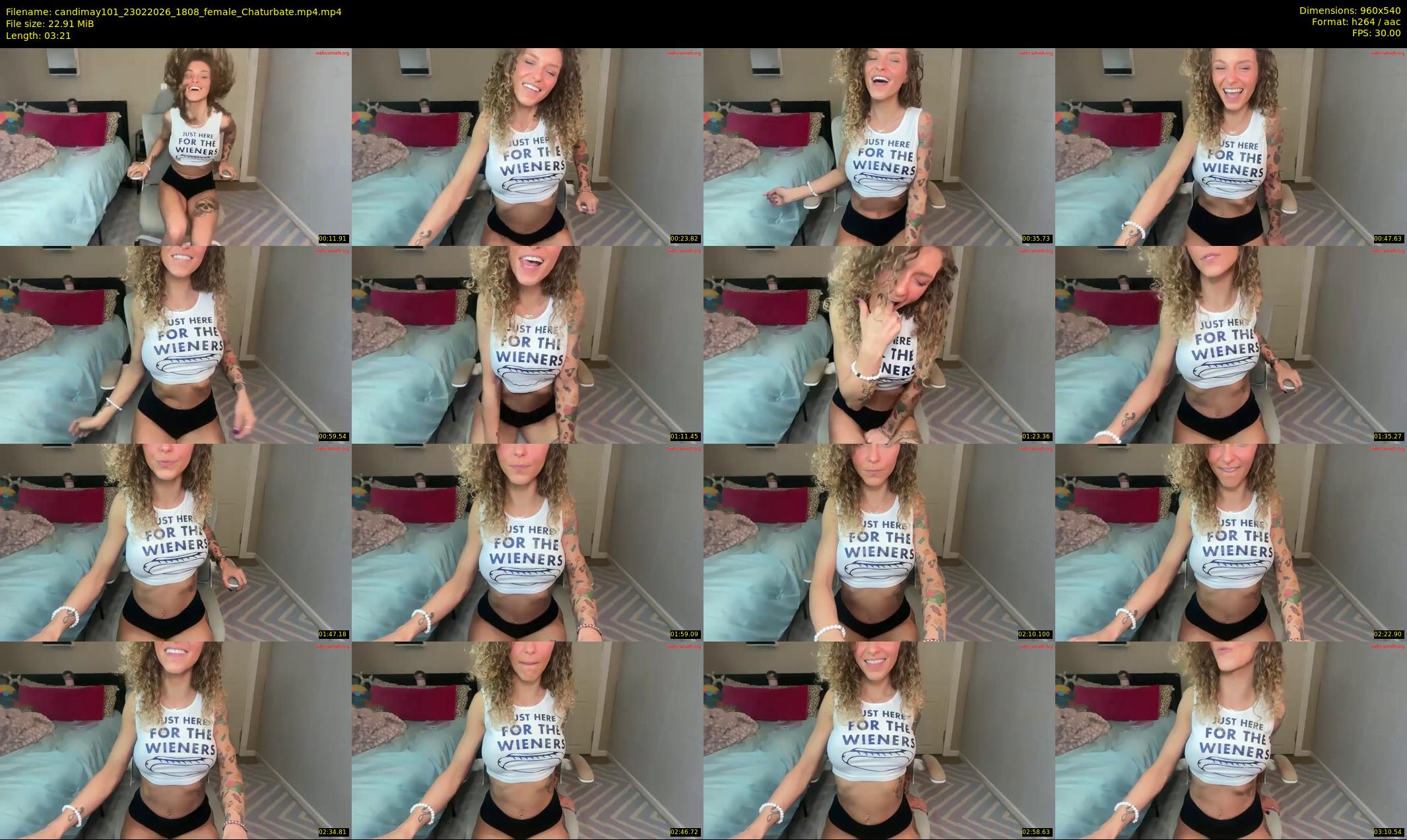 candimay101 — 4 minute Chaturbate female cam show recording, 480p, Feb 23, 2026