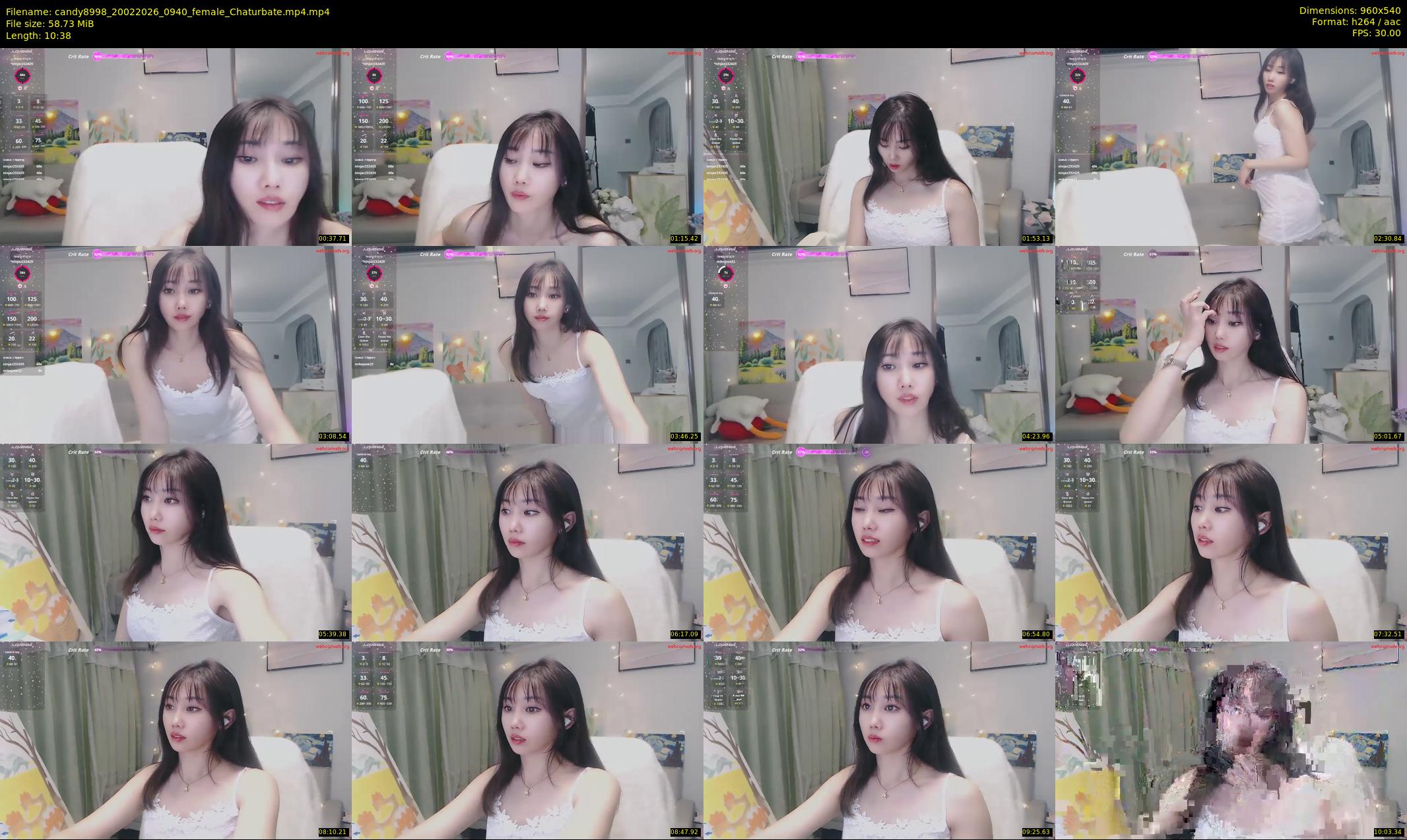candy8998 — 11 minute Chaturbate female cam show recording, 480p, Feb 20, 2026