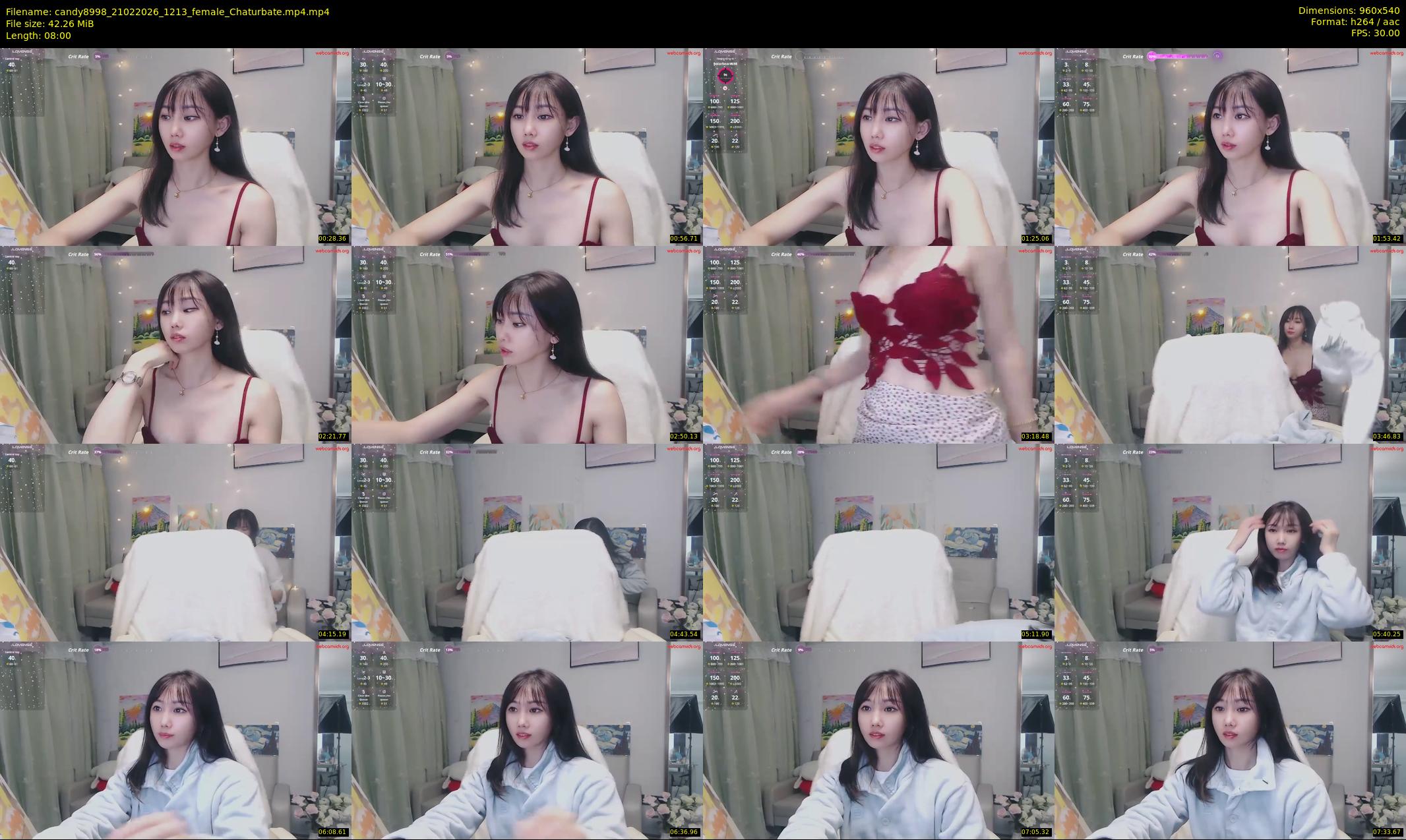 candy8998 — 8 minute Chaturbate female cam show recording, 480p, Feb 21, 2026