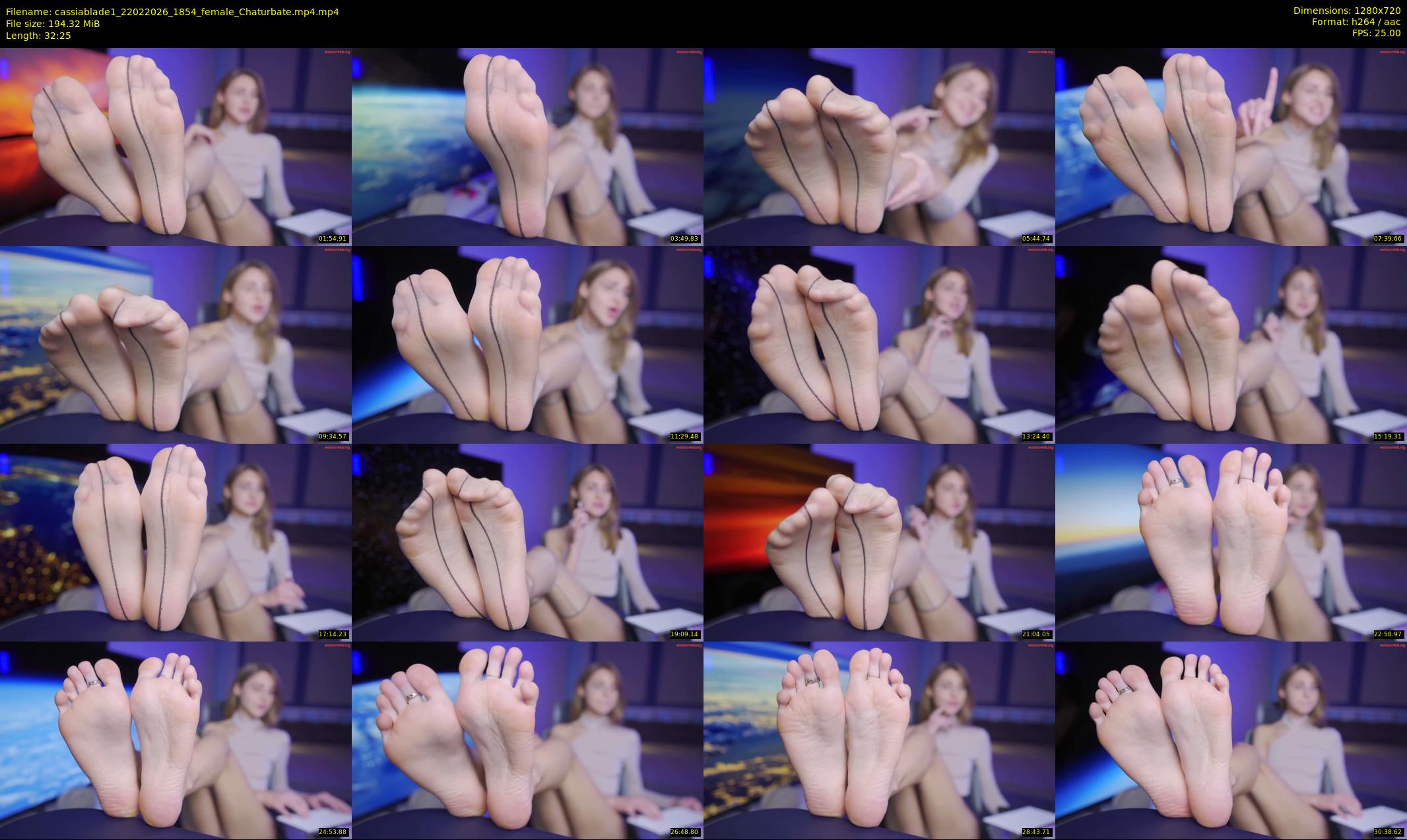cassiablade1 — 33 minute Chaturbate female cam show recording, 720p, Feb 22, 2026