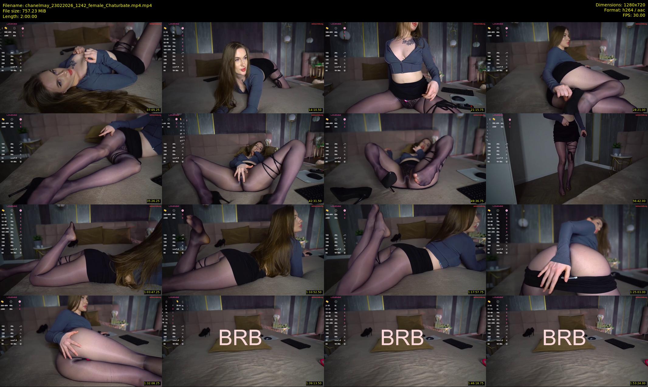 chanelmay — 120 minute Chaturbate female cam show recording, 720p, Feb 23, 2026