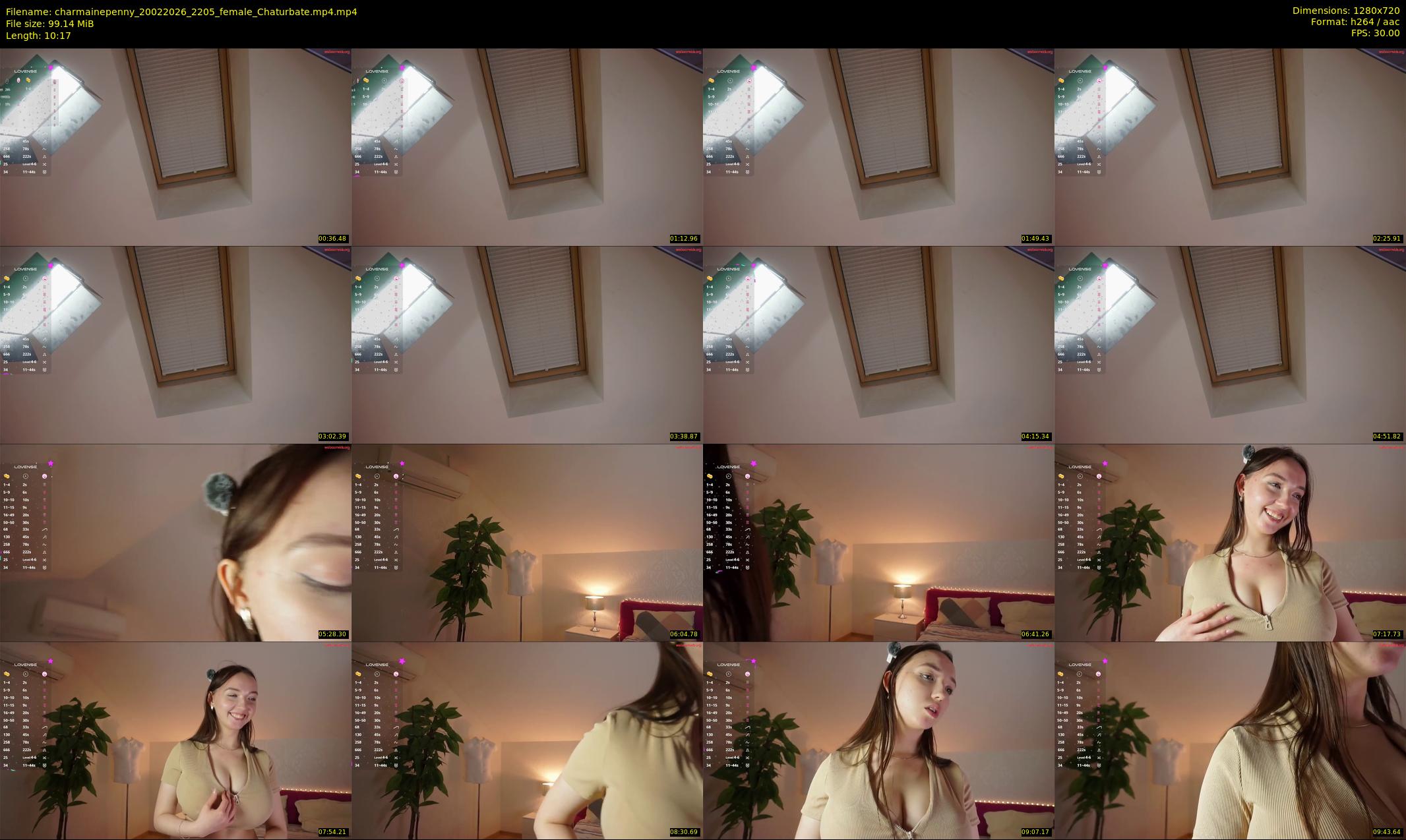 charmainepenny — 11 minute Chaturbate female cam show recording, 720p, Feb 20, 2026