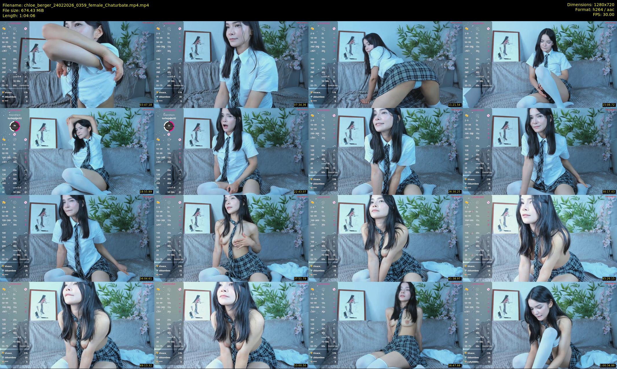chloe_berger — 65 minute Chaturbate female cam show recording, 720p, Feb 24, 2026