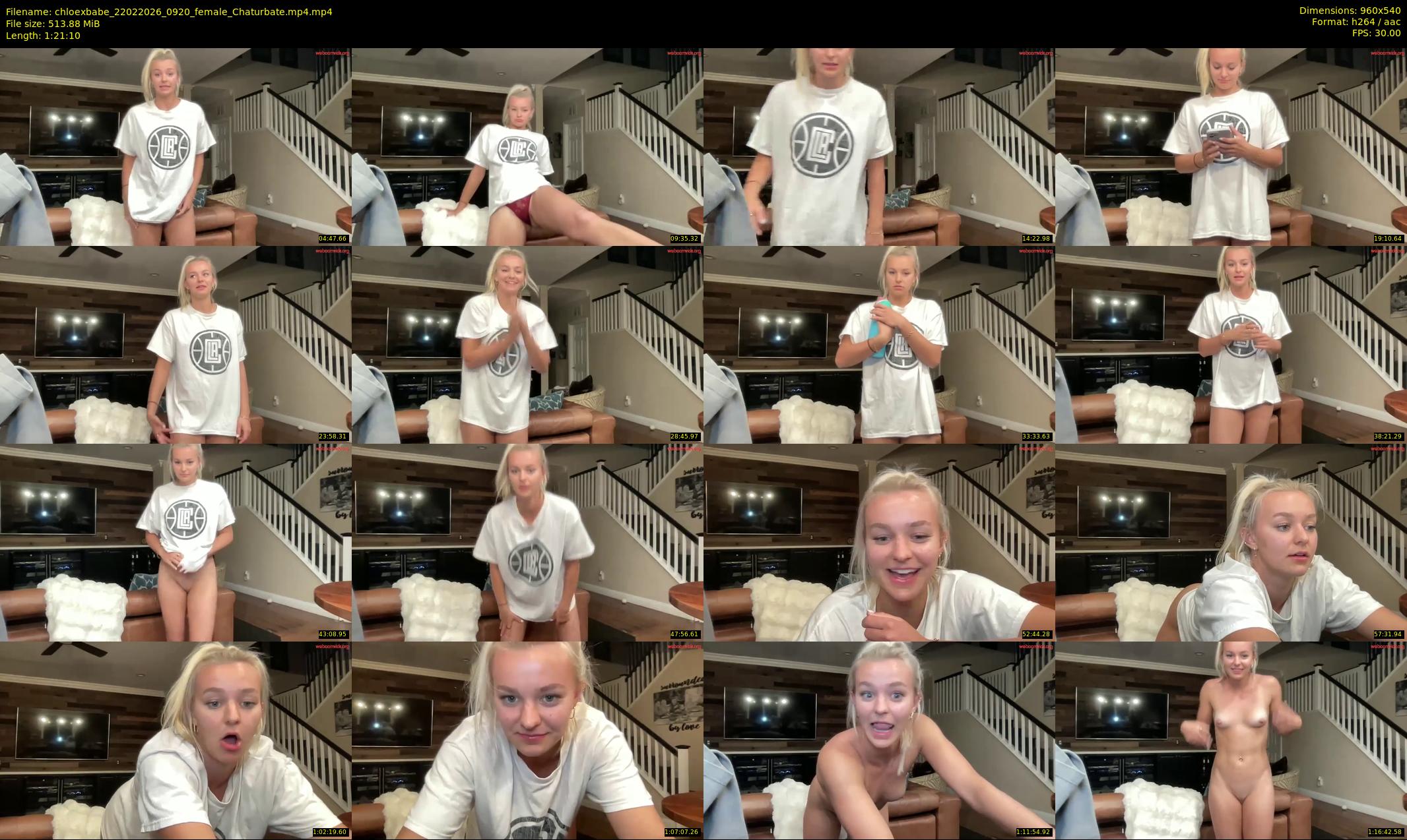 chloexbabe — 82 minute Chaturbate female cam show recording, 480p, Feb 22, 2026