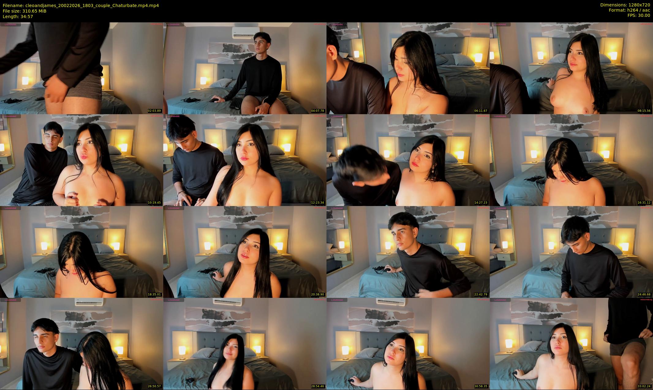 cleoandjames — 35 minute Chaturbate couple cam show recording, 720p, Feb 20, 2026