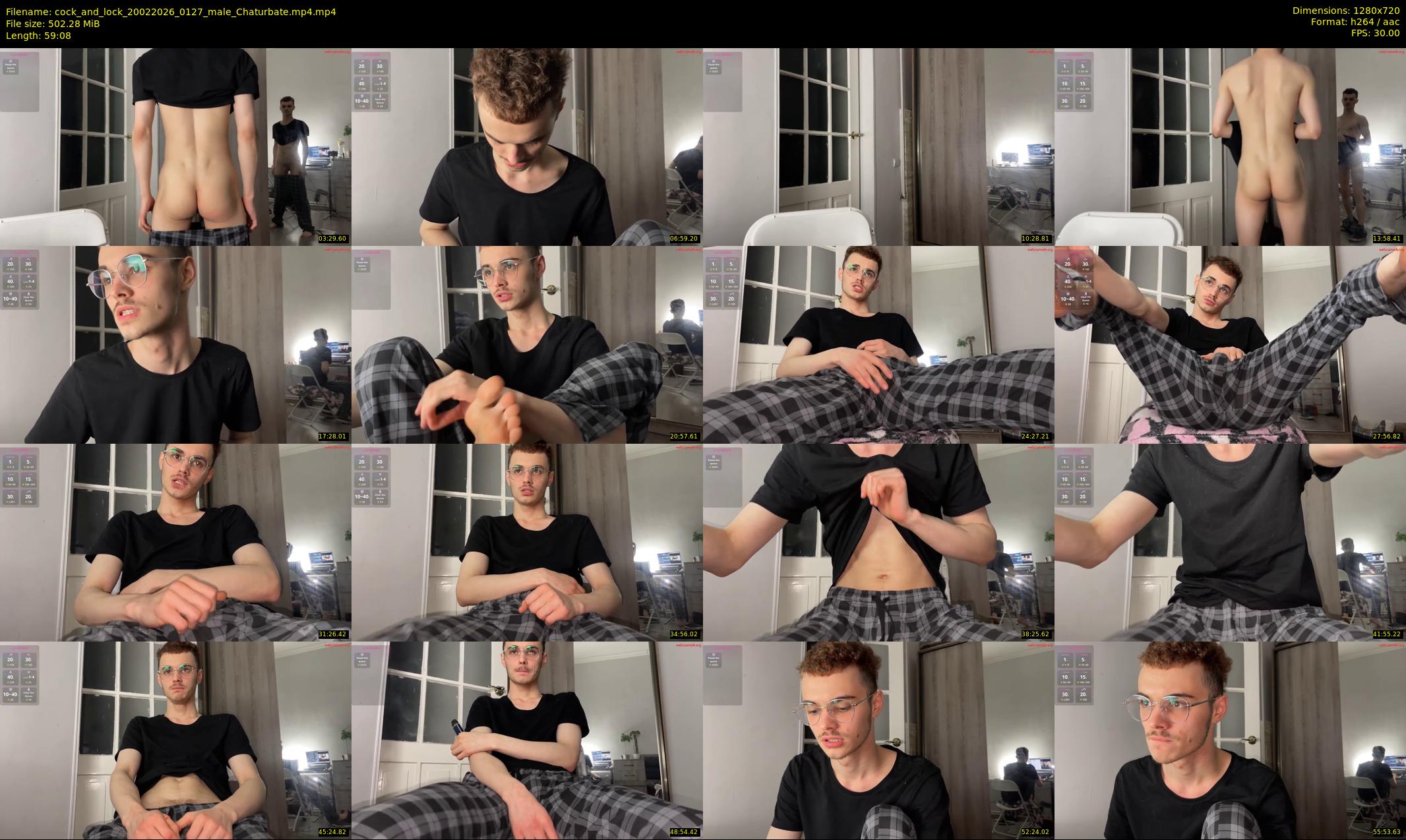 cock_and_lock — 60 minute Chaturbate male cam show recording, 720p, Feb 20, 2026