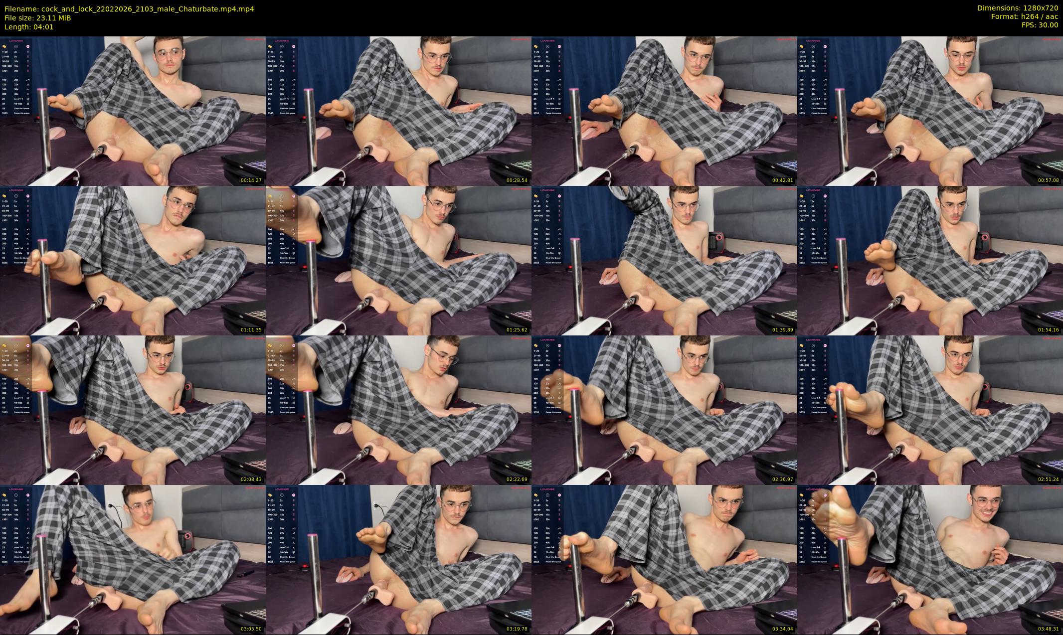 cock_and_lock — 5 minute Chaturbate male cam show recording, 720p, Feb 22, 2026