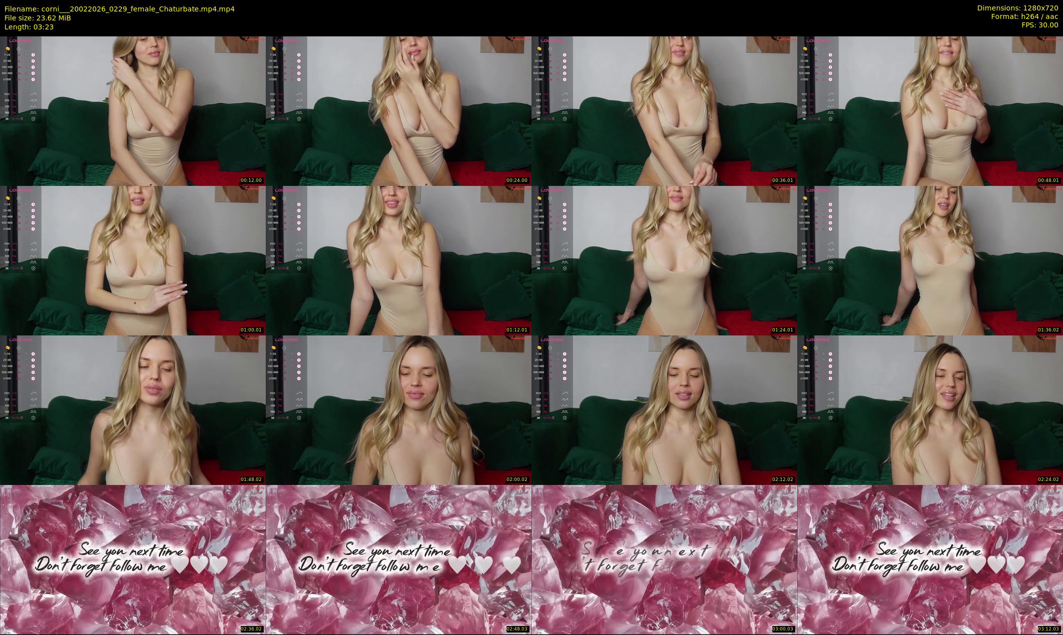 corni__ — 4 minute Chaturbate female cam show recording, 720p, Feb 20, 2026