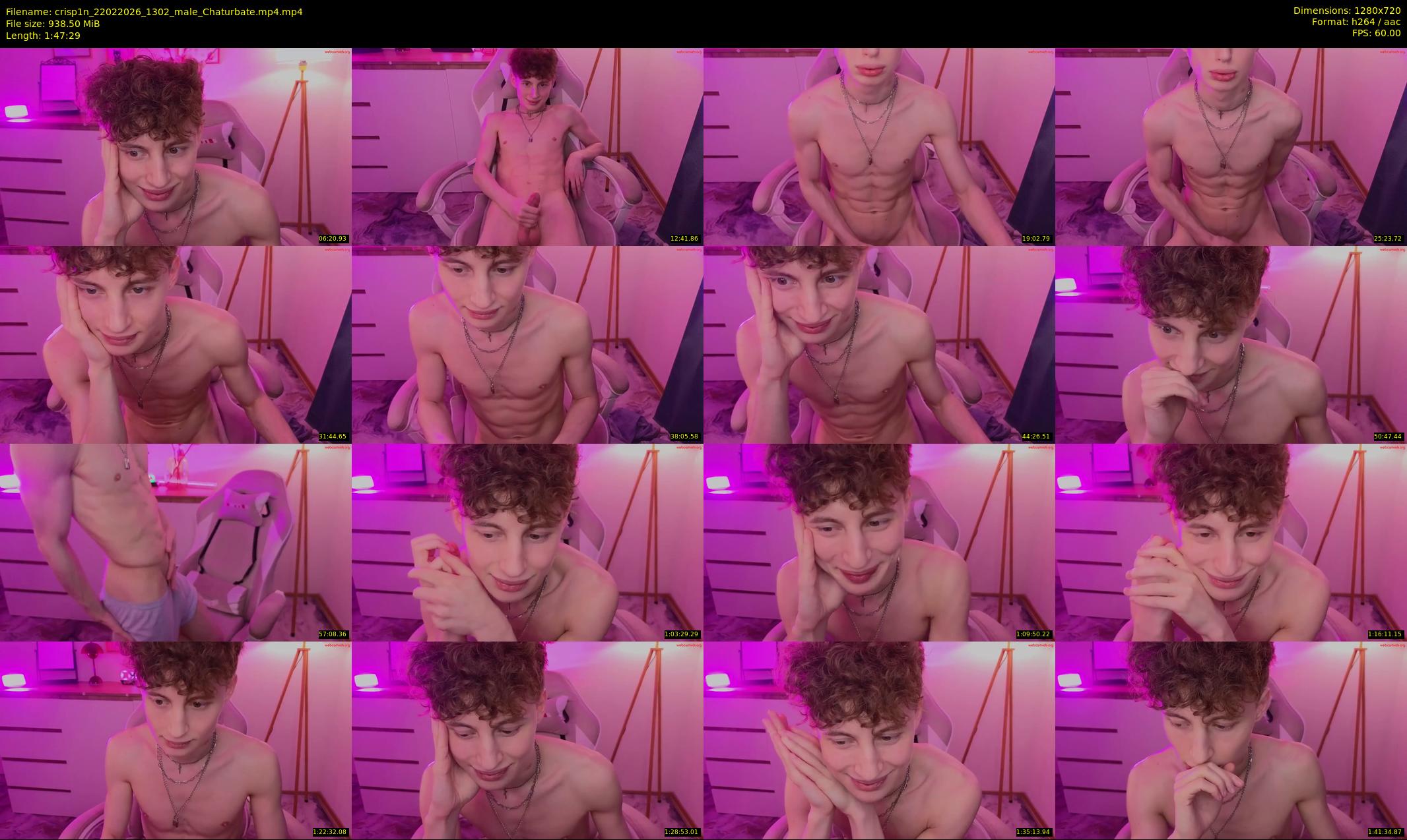 crisp1n — 108 minute Chaturbate male cam show recording, 720p, Feb 22, 2026