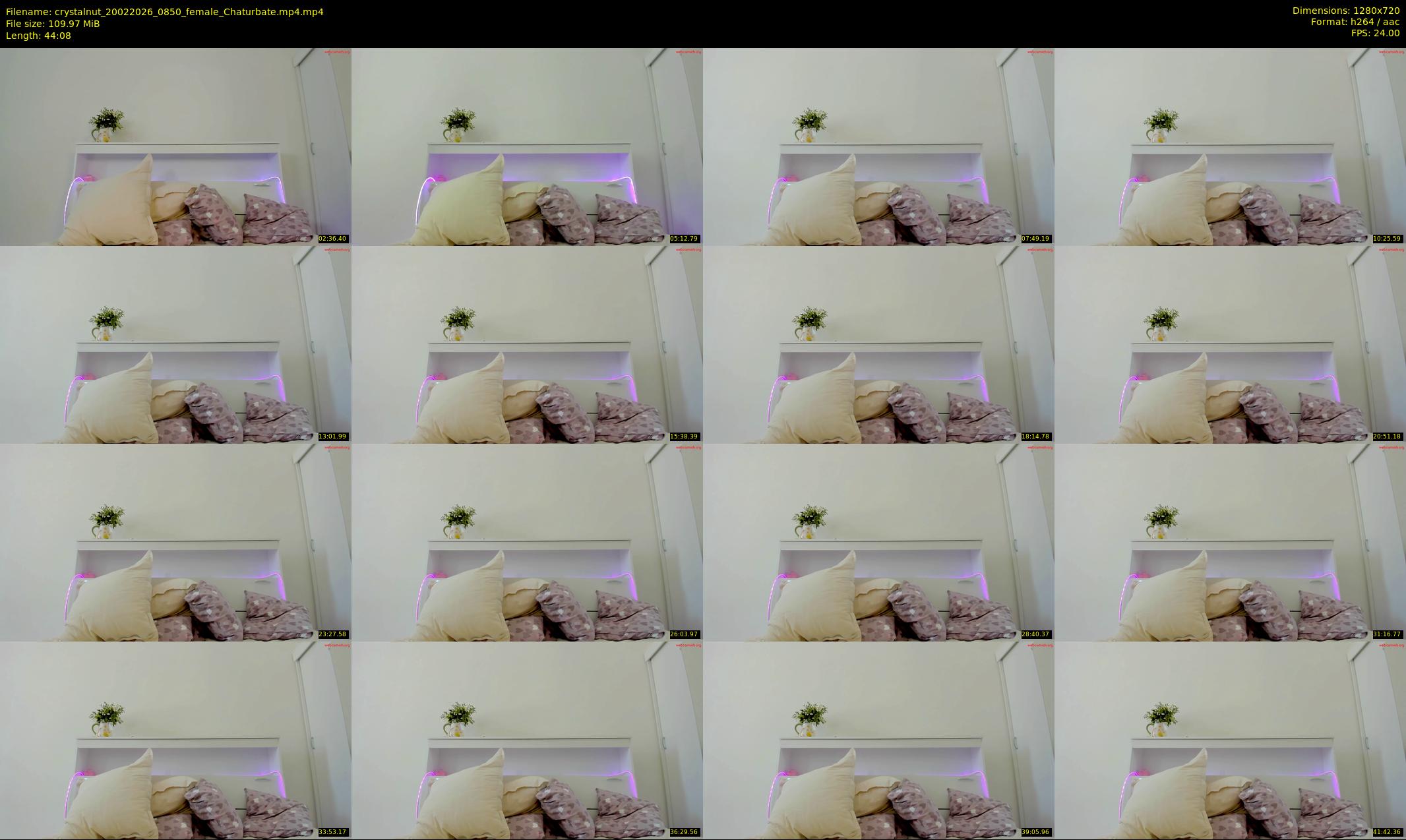crystalnut — 45 minute Chaturbate female cam show recording, 720p, Feb 20, 2026