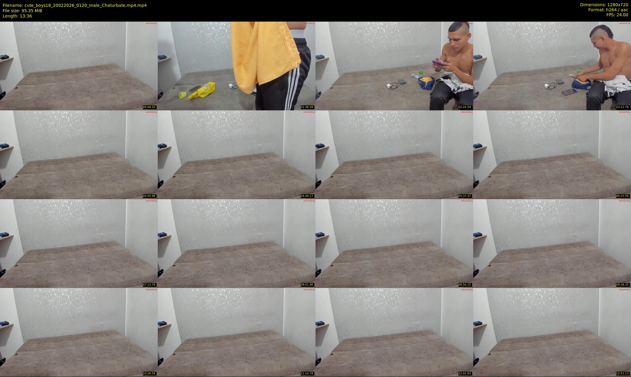 cute_boys18 — 14 minute Chaturbate male cam show recording, 720p, Feb 20, 2026