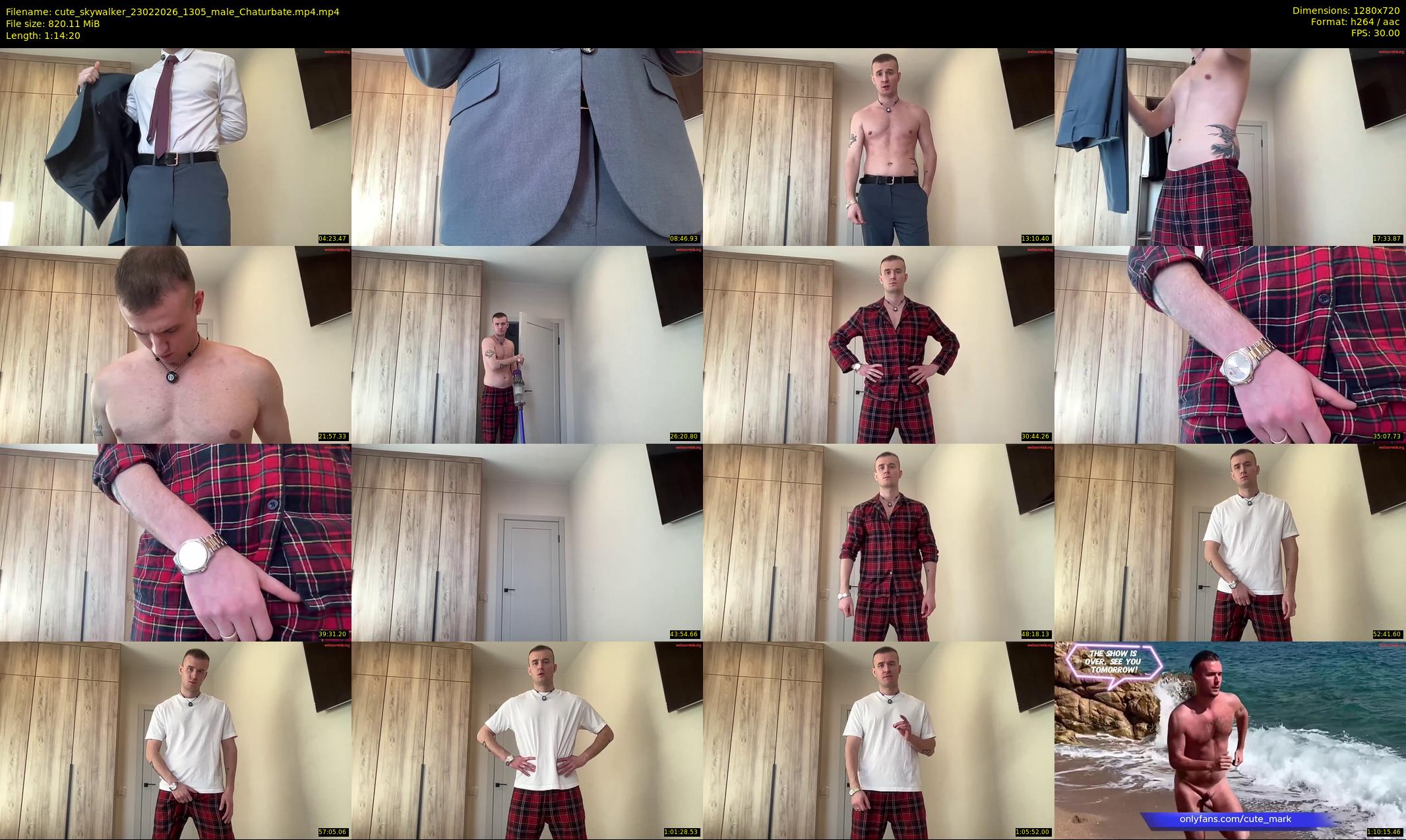 cute_skywalker — 75 minute Chaturbate male cam show recording, 720p, Feb 23, 2026
