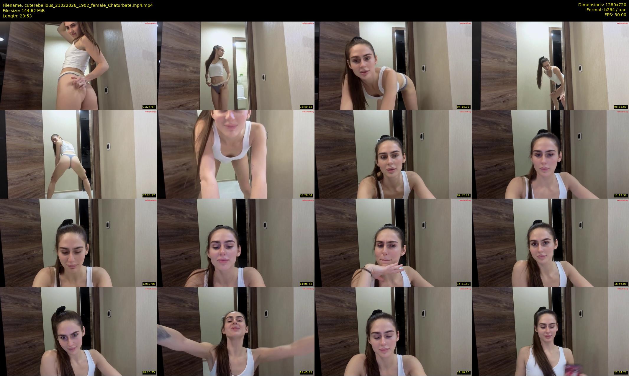 cuterebelious — 24 minute Chaturbate female cam show recording, 720p, Feb 21, 2026