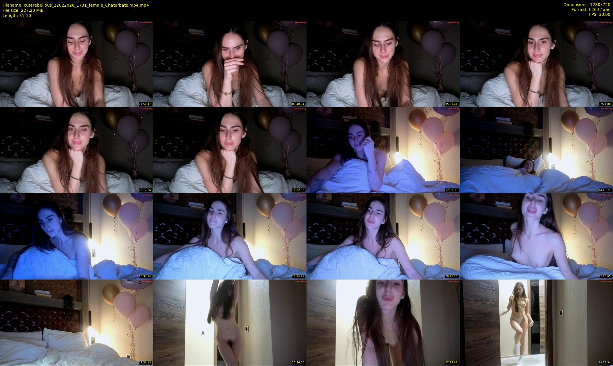 cuterebelious — 32 minute Chaturbate female cam show recording, 720p, Feb 22, 2026