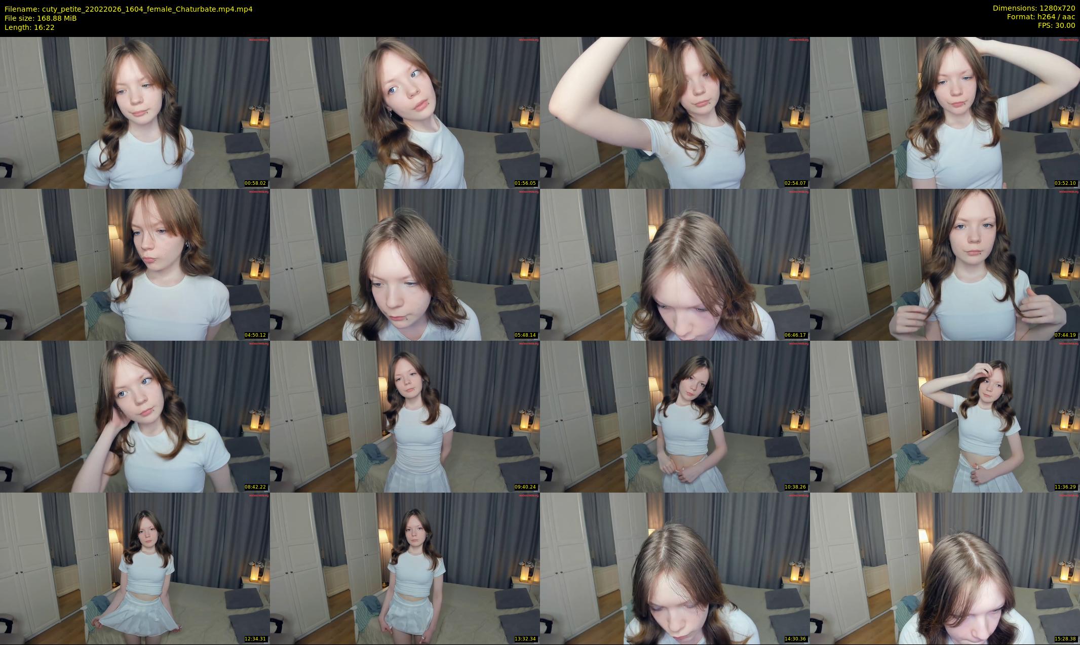 cuty_petite — 17 minute Chaturbate female cam show recording, 720p, Feb 22, 2026