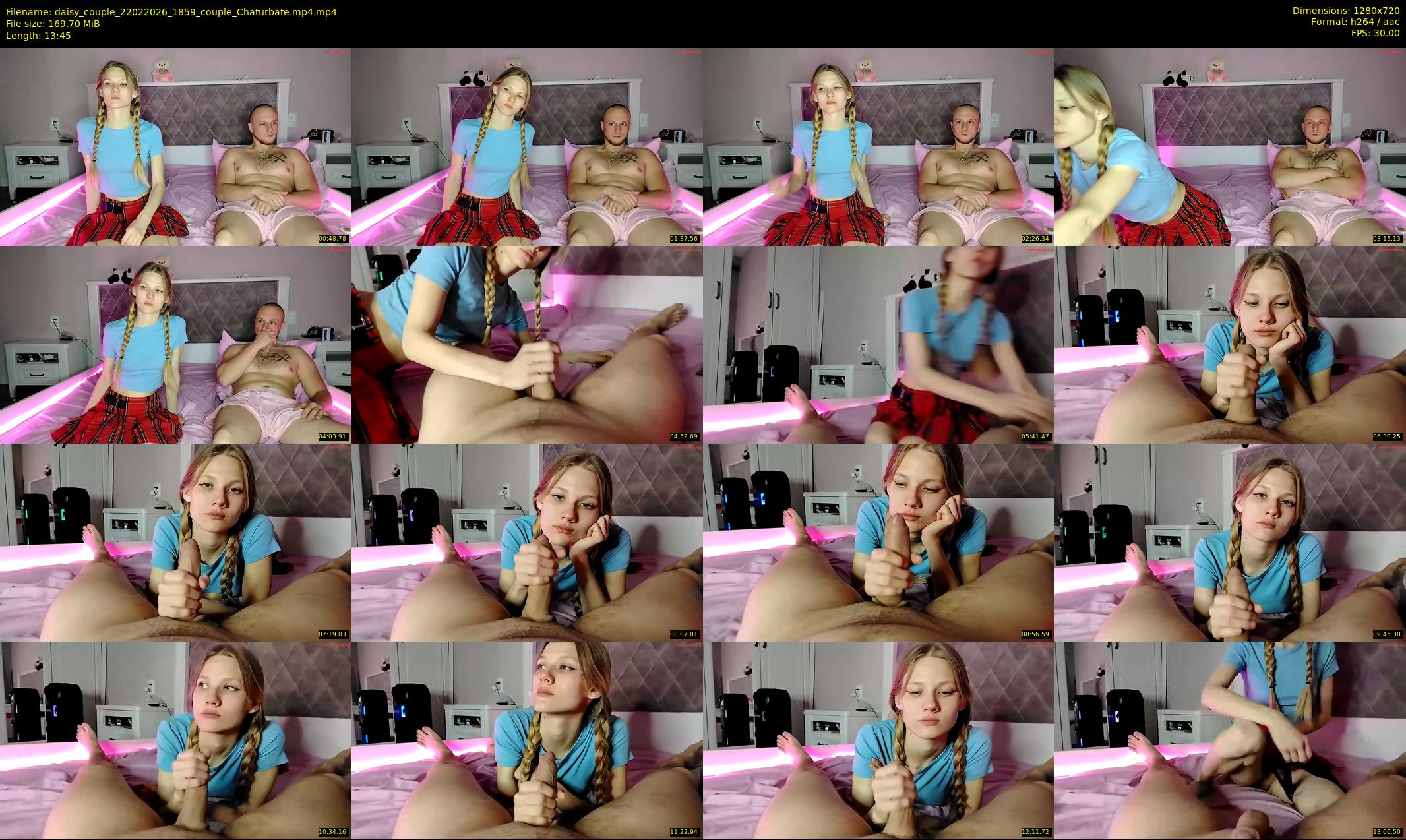 daisy_couple — 14 minute Chaturbate couple cam show recording, 720p, Feb 22, 2026
