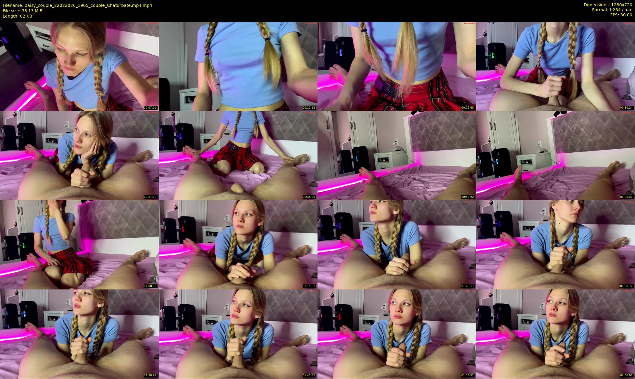 daisy_couple — 3 minute Chaturbate couple cam show recording, 720p, Feb 22, 2026