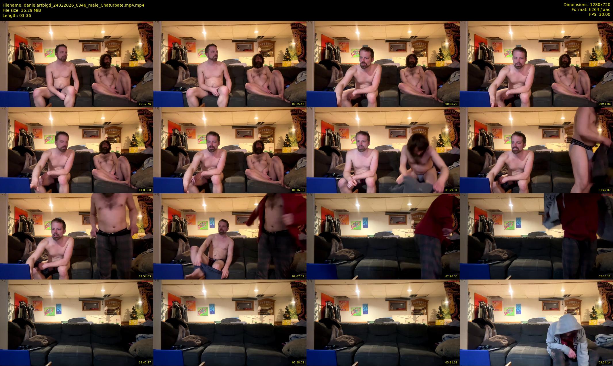 danielartbigd — 4 minute Chaturbate male cam show recording, 720p, Feb 24, 2026