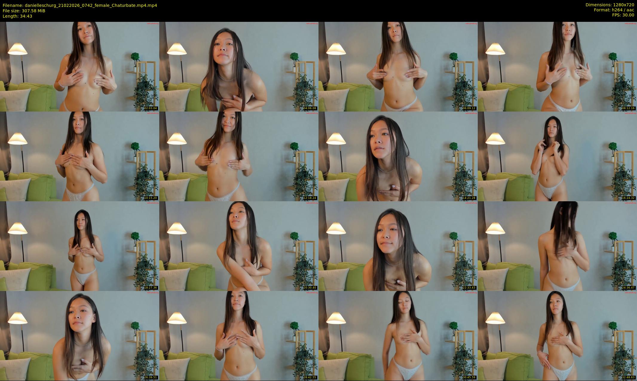 danielleschurg — 35 minute Chaturbate female cam show recording, 720p, Feb 21, 2026