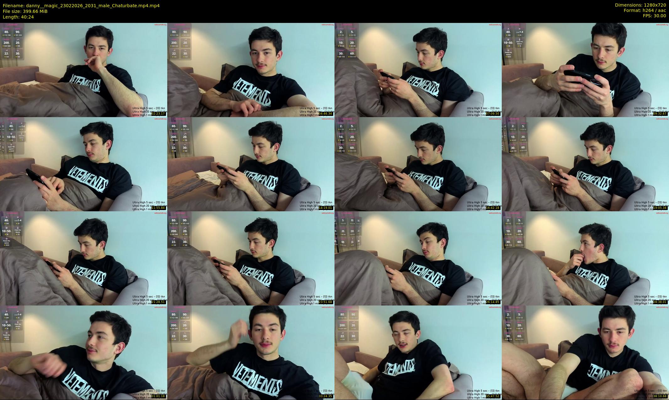 danny__magic — 41 minute Chaturbate male cam show recording, 720p, Feb 23, 2026