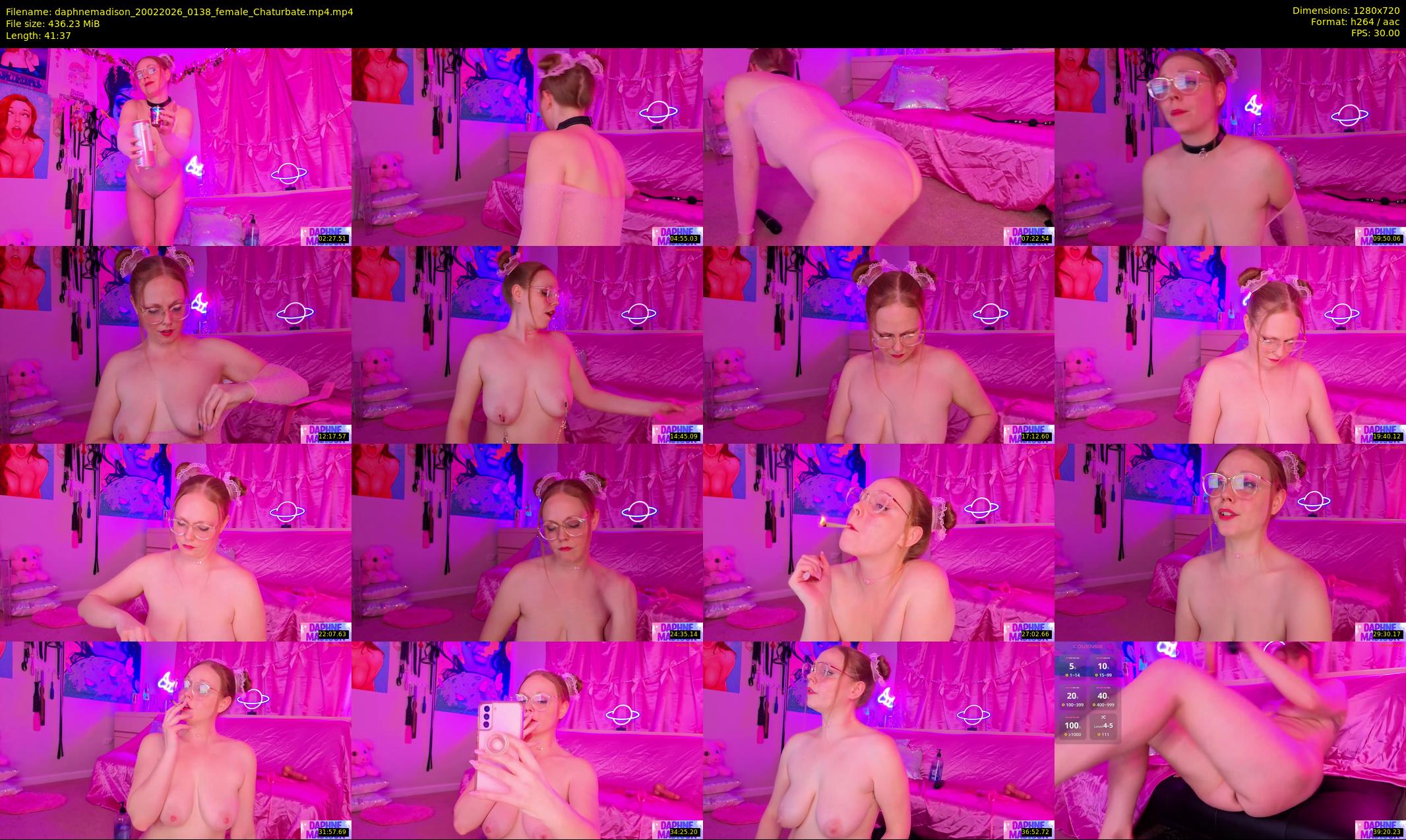 daphnemadison — 42 minute Chaturbate couple cam show recording, 720p, Feb 20, 2026