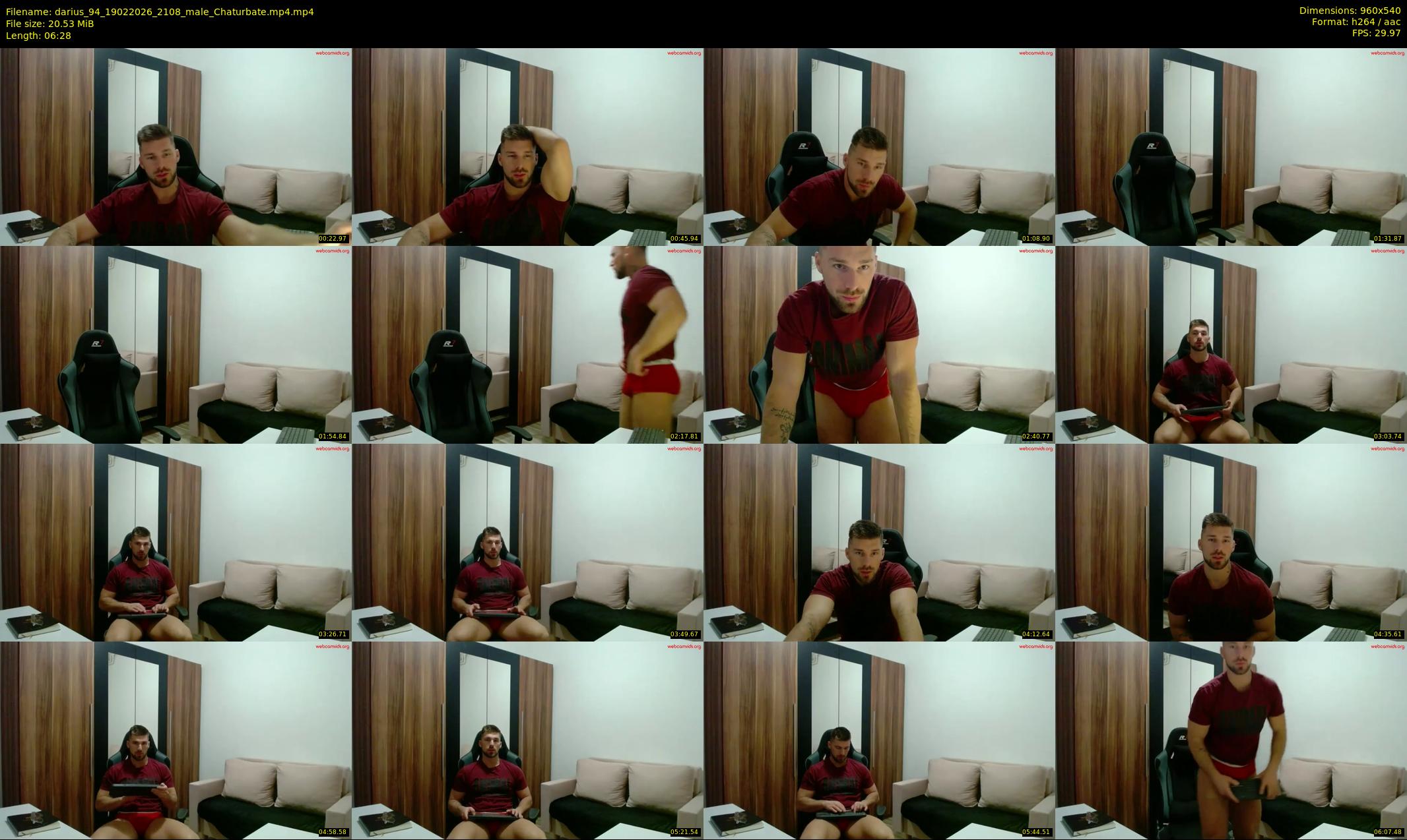 darius_94 — 7 minute Chaturbate male cam show recording, 480p, Feb 19, 2026