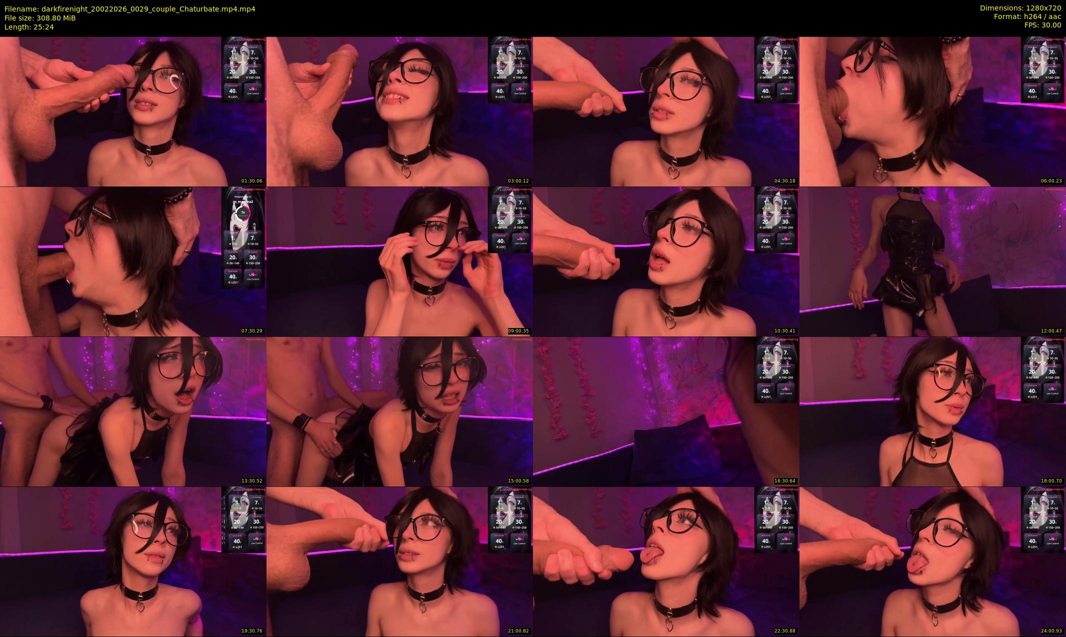 darkfirenight — 26 minute Chaturbate couple cam show recording, 720p, Feb 20, 2026