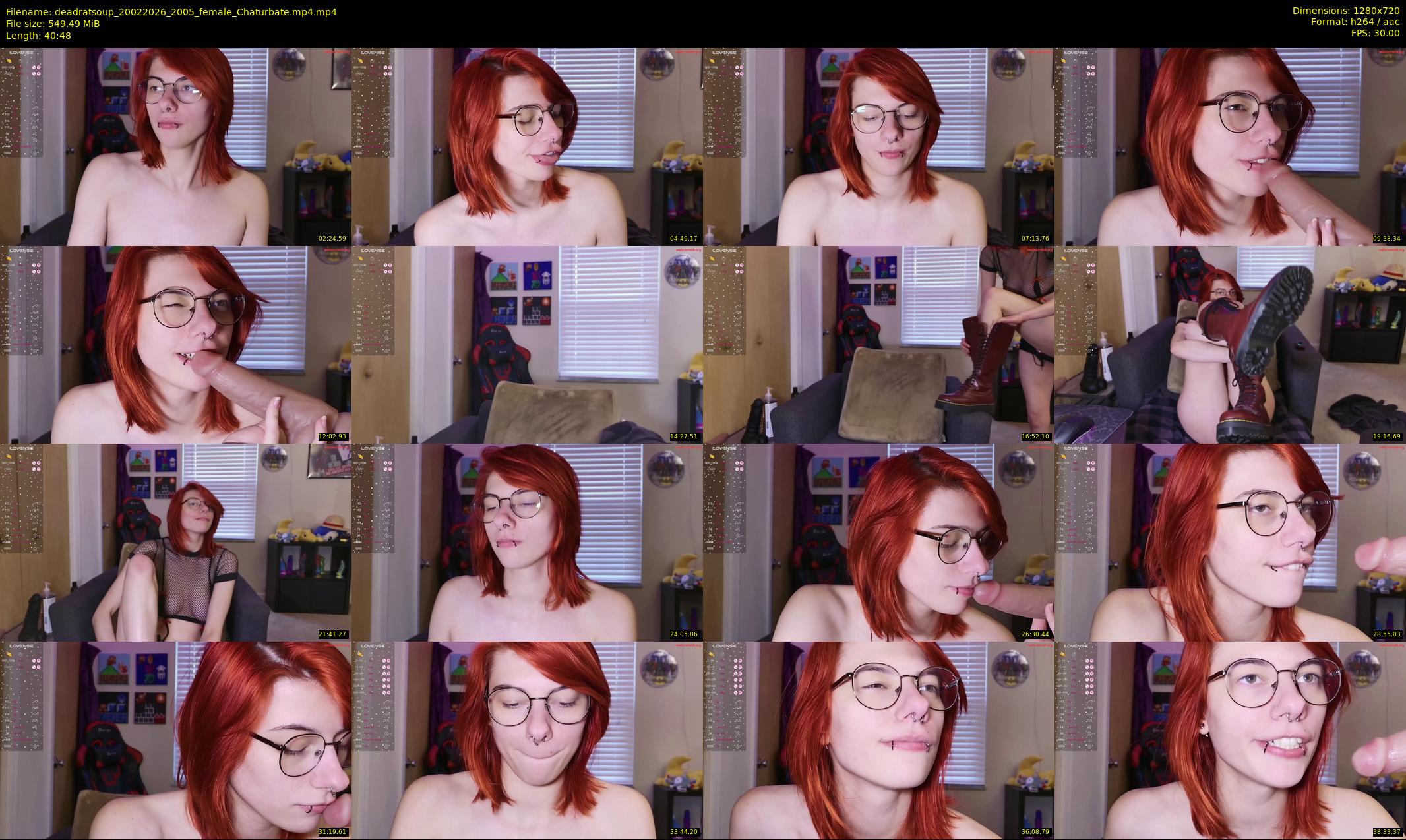 deadratsoup — 41 minute Chaturbate female cam show recording, 720p, Feb 20, 2026