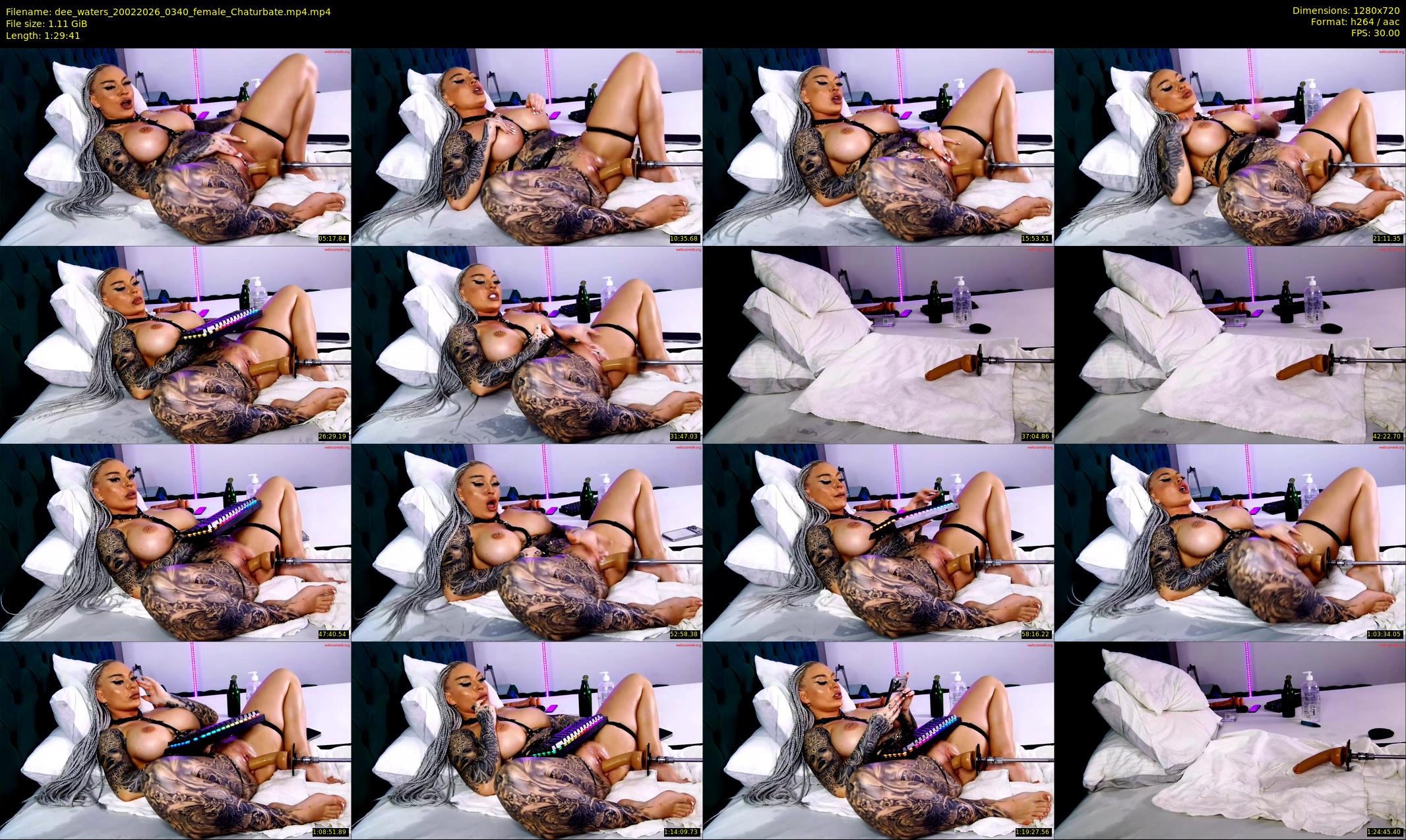dee_waters — 90 minute Chaturbate female cam show recording, 720p, Feb 20, 2026
