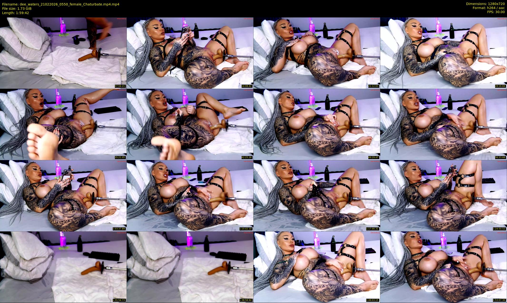 dee_waters — 120 minute Chaturbate female cam show recording, 720p, Feb 21, 2026