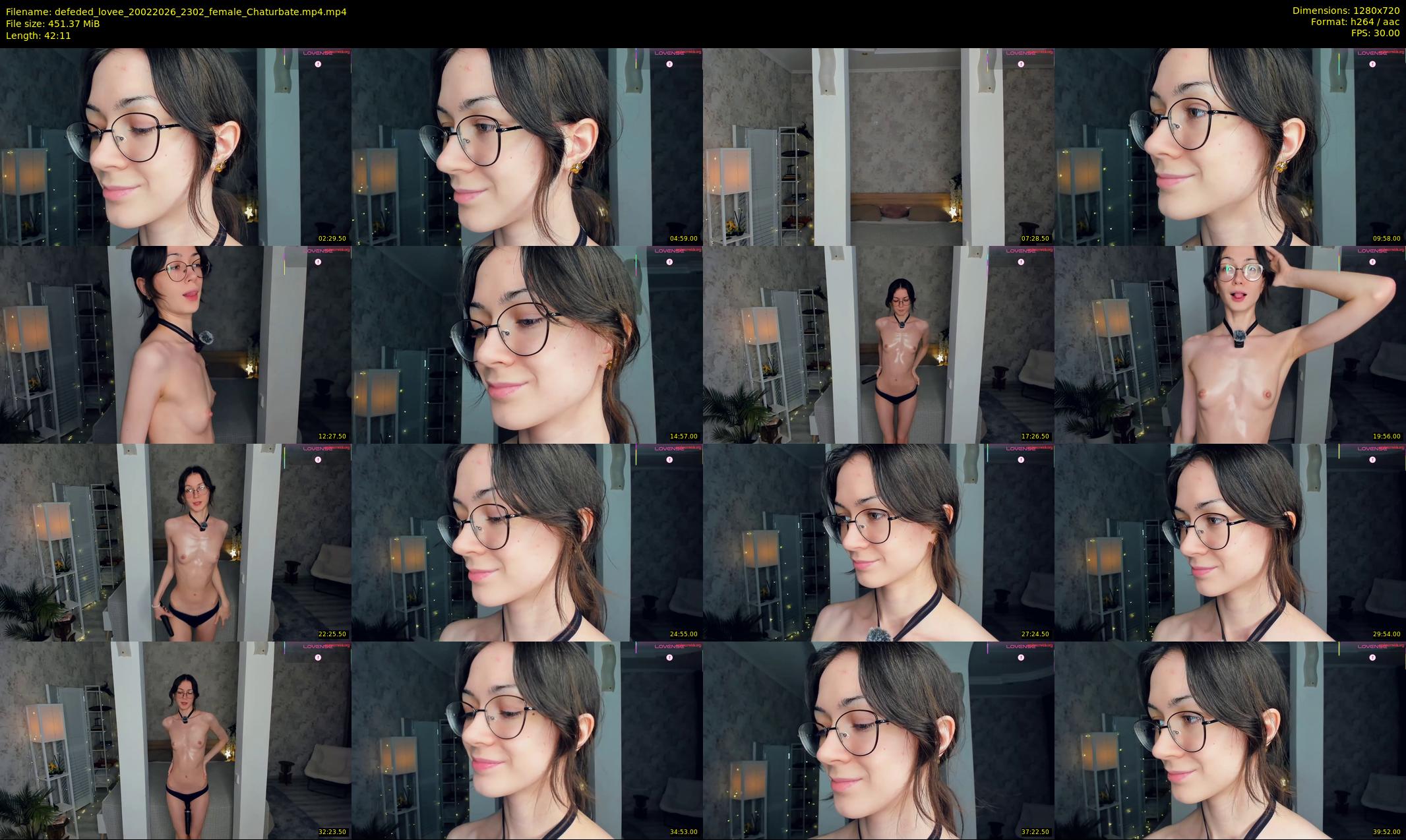 defeded_lovee — 43 minute Chaturbate female cam show recording, 720p, Feb 20, 2026