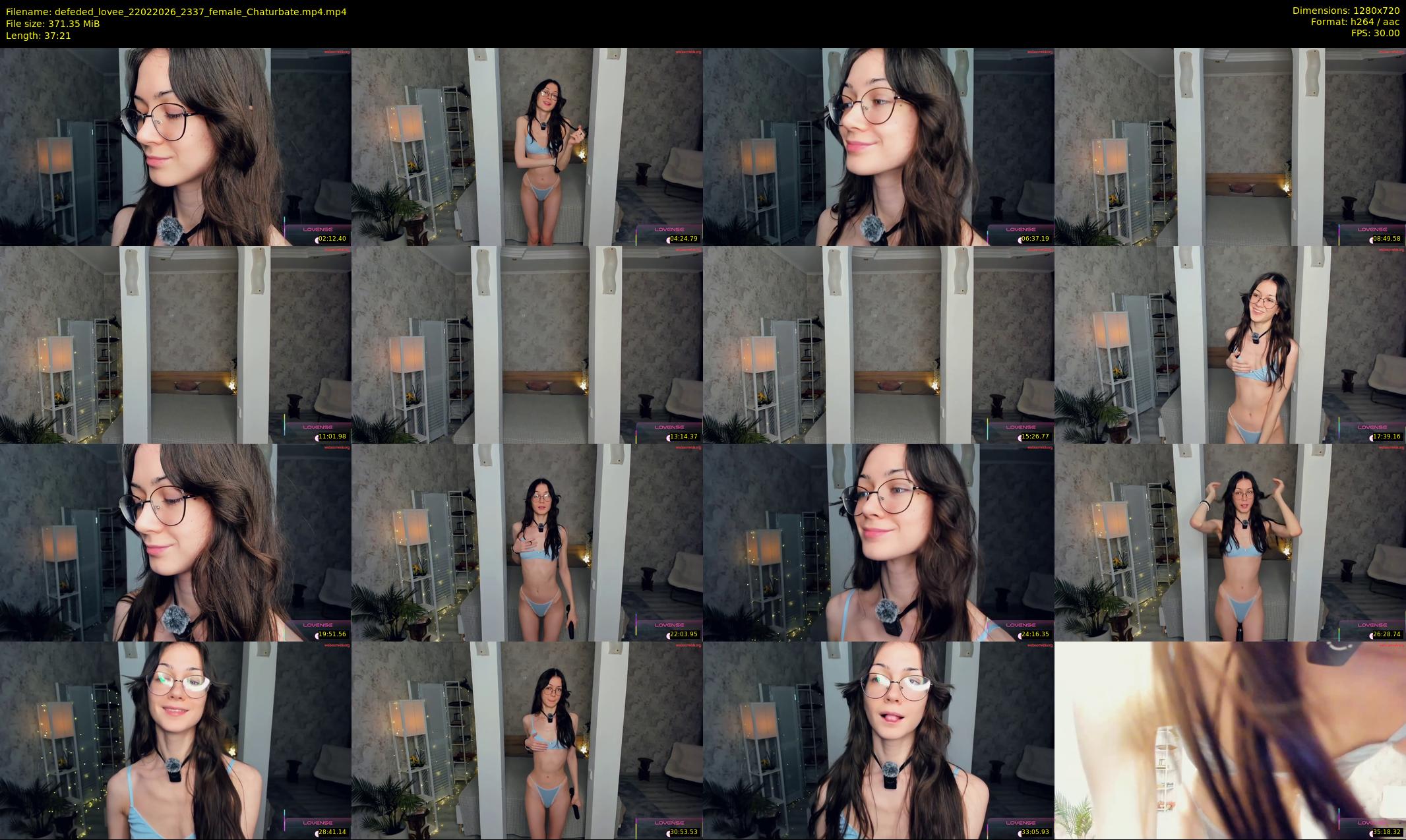 defeded_lovee — 38 minute Chaturbate female cam show recording, 720p, Feb 22, 2026