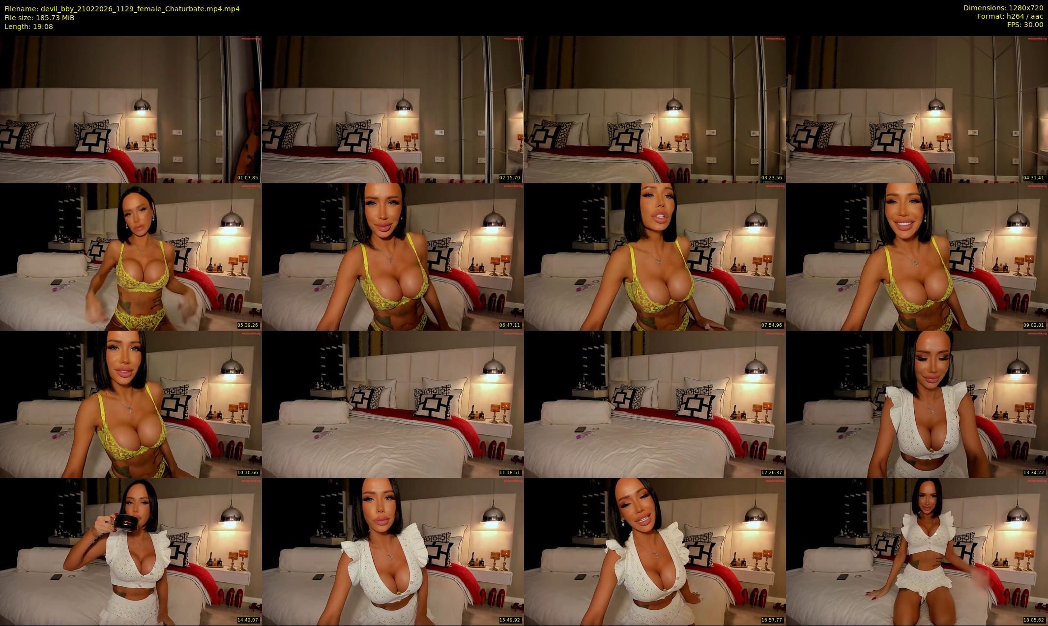 devil_bby — 20 minute Chaturbate female cam show recording, 720p, Feb 21, 2026