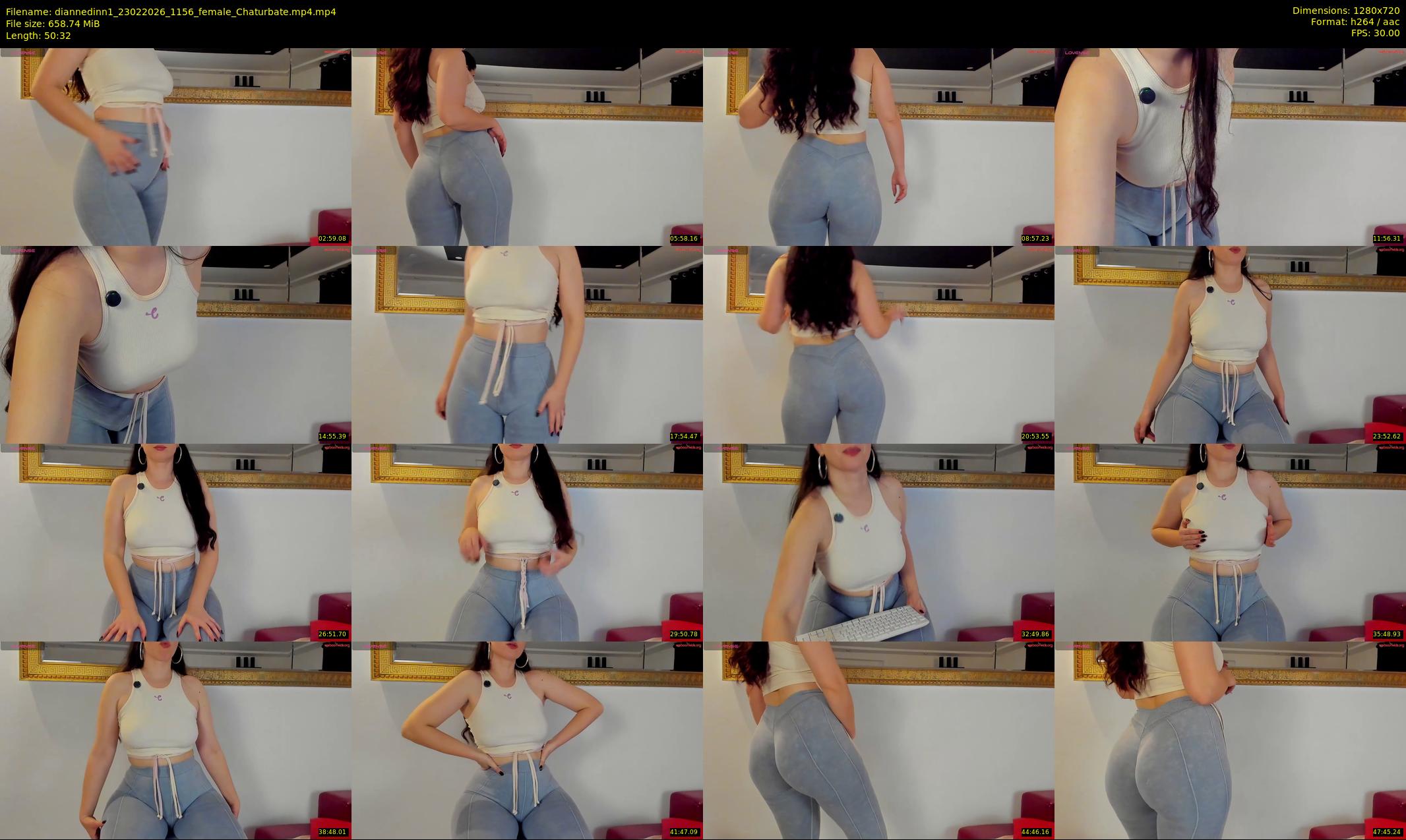 diannedinn1 — 51 minute Chaturbate female cam show recording, 720p, Feb 23, 2026