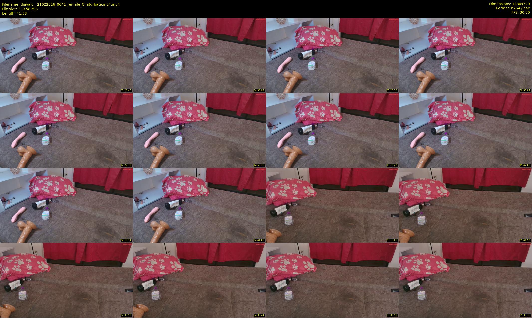 diavalo_ — 42 minute Chaturbate female cam show recording, 720p, Feb 21, 2026