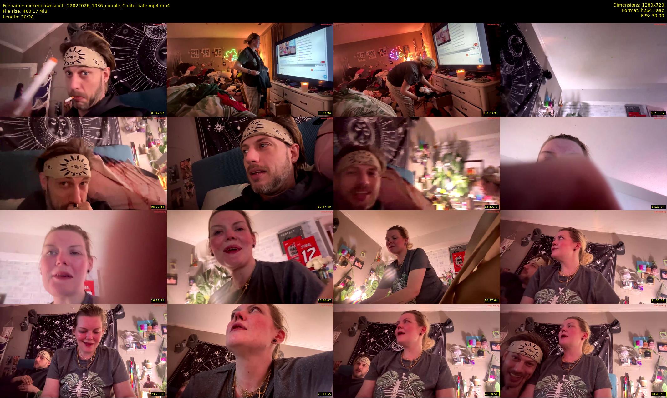 dickeddownsouth — 31 minute Chaturbate couple cam show recording, 720p, Feb 22, 2026