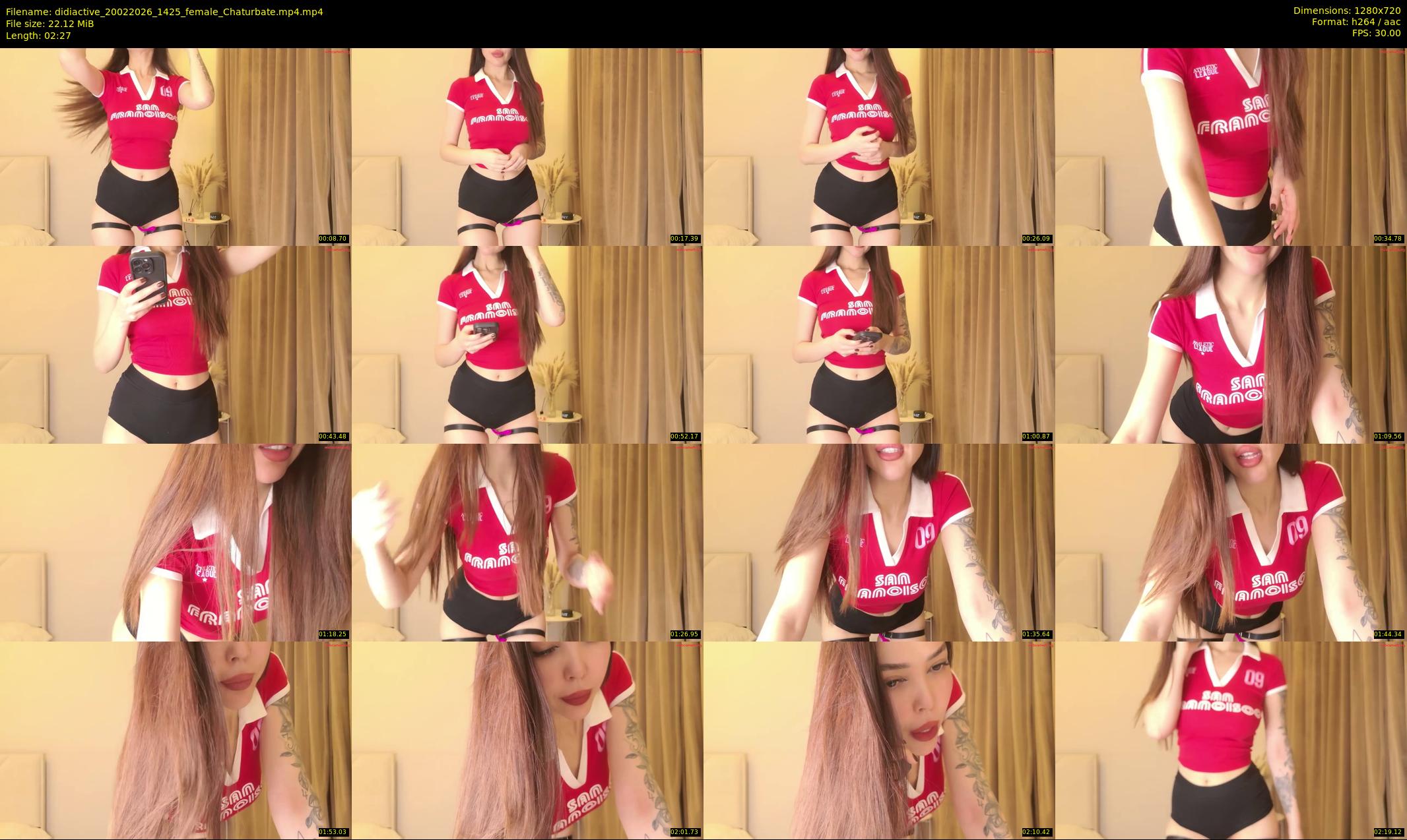 didiactive — 3 minute Chaturbate female cam show recording, 720p, Feb 20, 2026