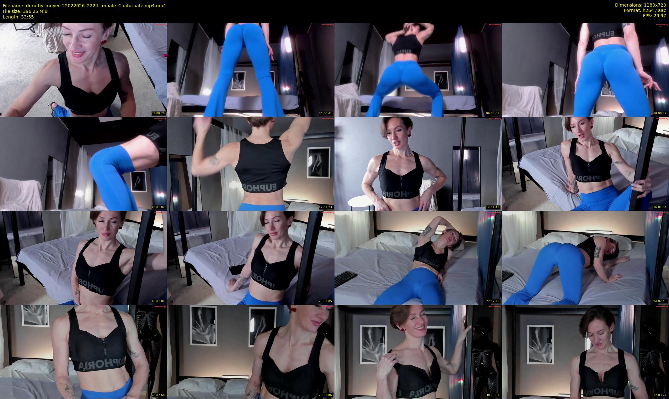 dorothy_meyer — 34 minute Chaturbate female cam show recording, 720p, Feb 22, 2026