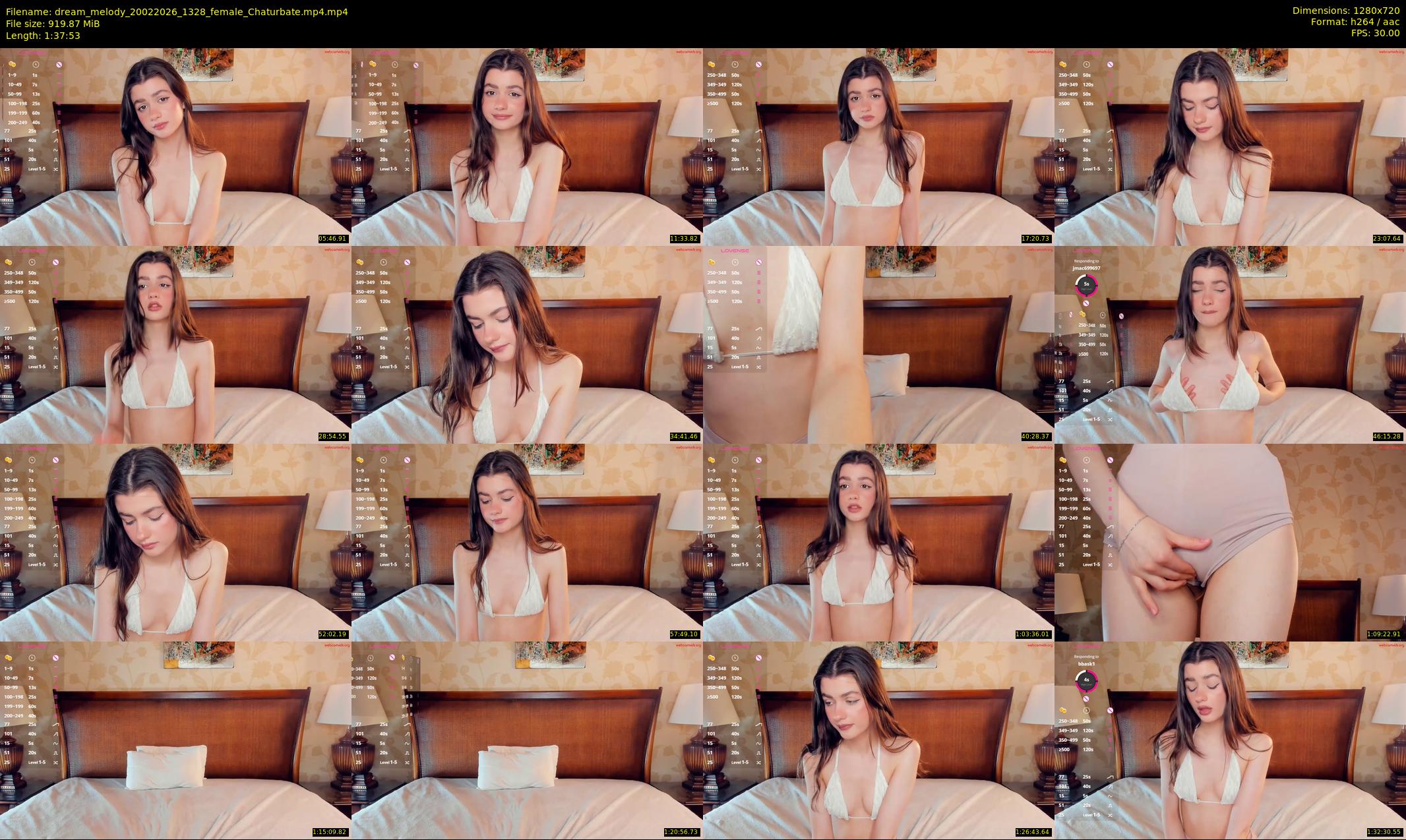 dream_melody — 98 minute Chaturbate female cam show recording, 720p, Feb 20, 2026