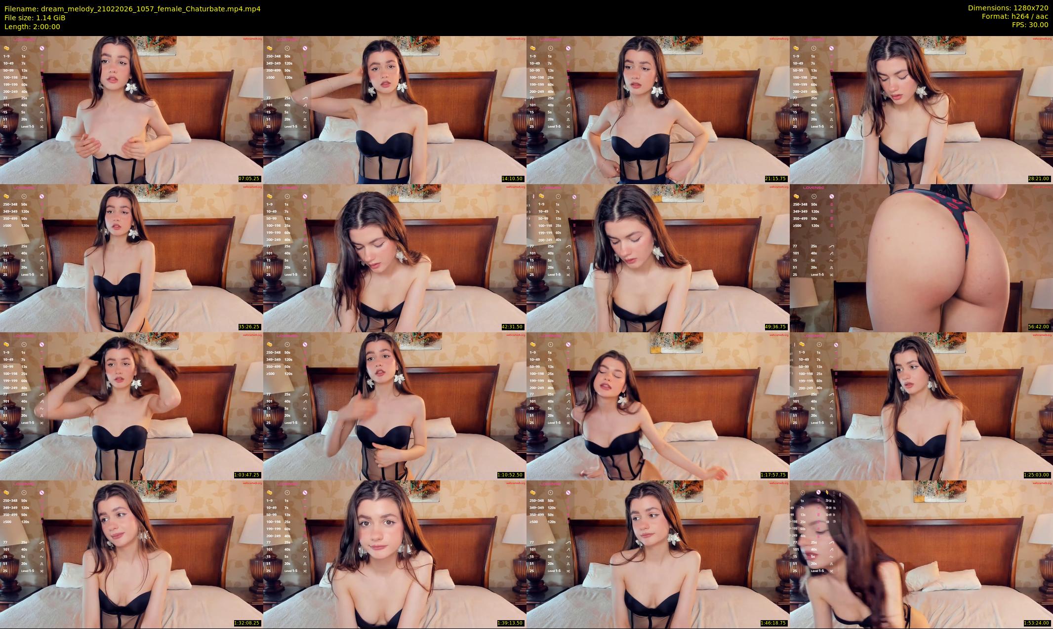 dream_melody — 120 minute Chaturbate female cam show recording, 720p, Feb 21, 2026