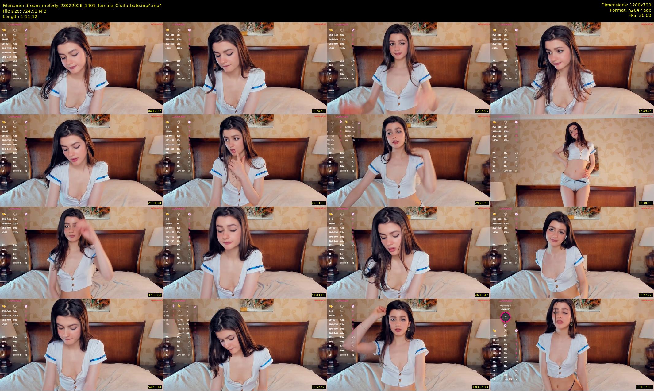 dream_melody — 72 minute Chaturbate female cam show recording, 720p, Feb 23, 2026