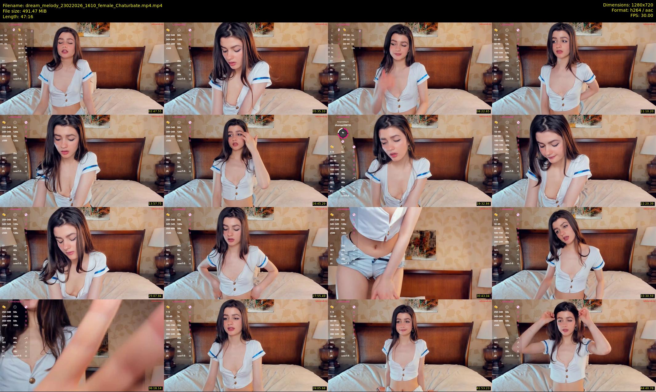 dream_melody — 48 minute Chaturbate female cam show recording, 720p, Feb 23, 2026