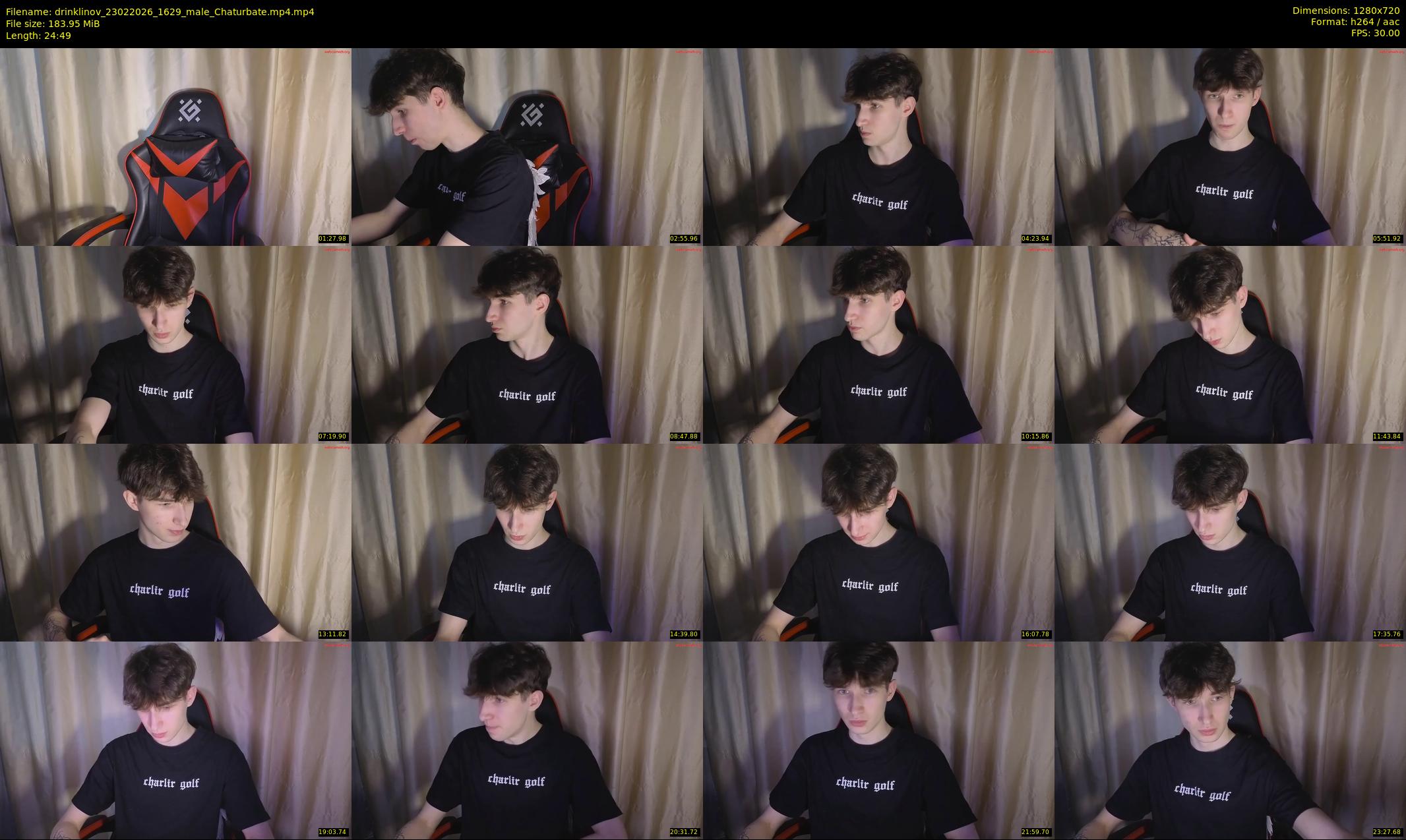 drinklinov — 25 minute Chaturbate male cam show recording, 720p, Feb 23, 2026