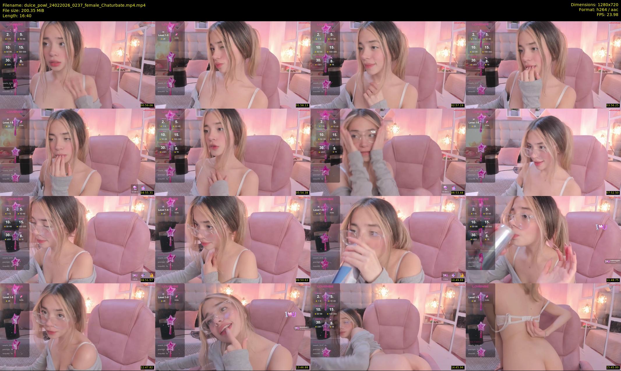 dulce_powl — 17 minute Chaturbate female cam show recording, 720p, Feb 24, 2026
