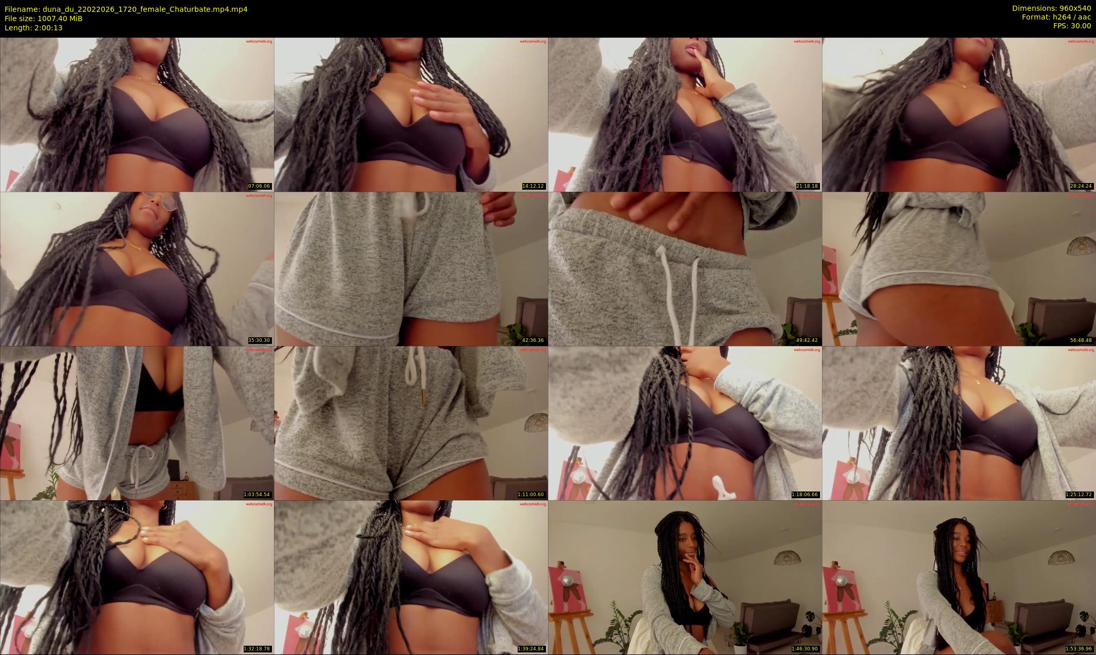 duna_du — 121 minute Chaturbate female cam show recording, 480p, Feb 22, 2026